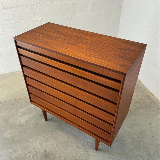Danish Teak 7 Drawer Dresser - #A1527 - Attributed to Kai Kristiansen for Schou Andersen