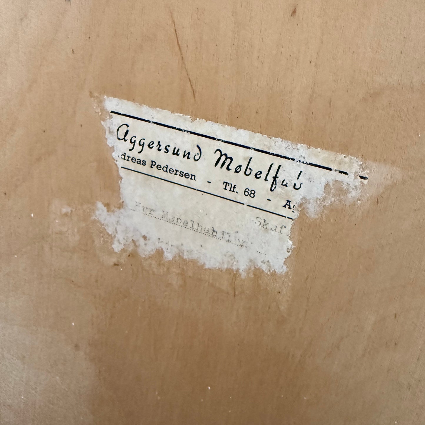 Aggersund Møbelfabrik Six Drawer Danish Teak Tall Dresser - #A1501