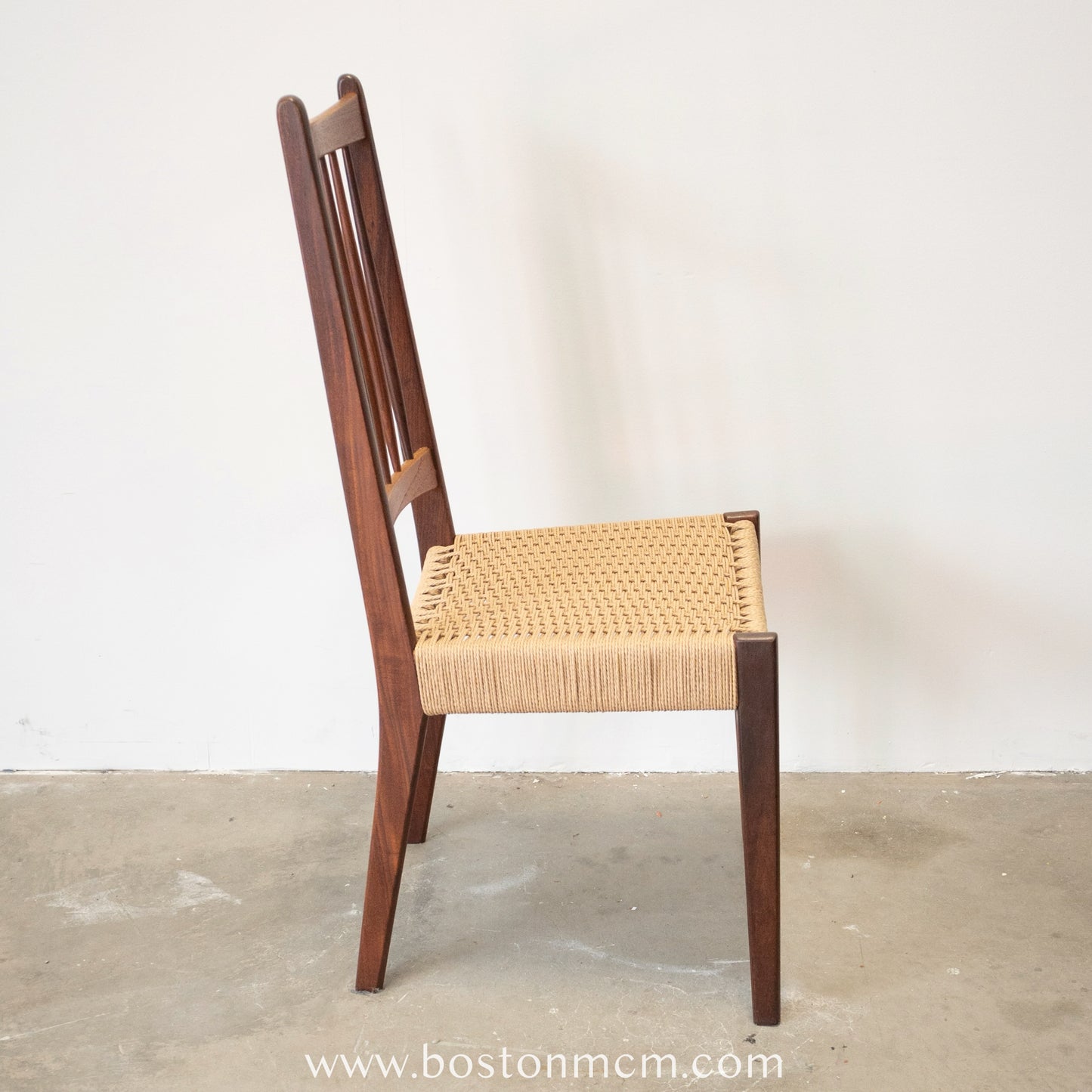 Mogens Kold Set of 4 Danish Teak Dining Chairs with Newly Woven Danish Cord Seats - #A50