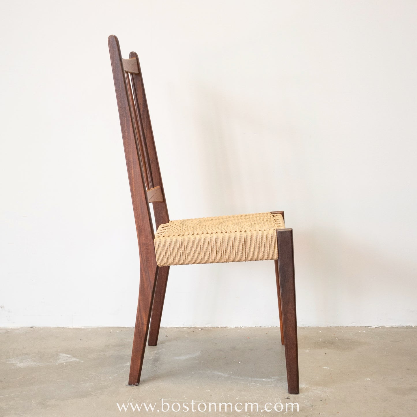 Mogens Kold Set of 4 Danish Teak Dining Chairs with Newly Woven Danish Cord Seats - #A50
