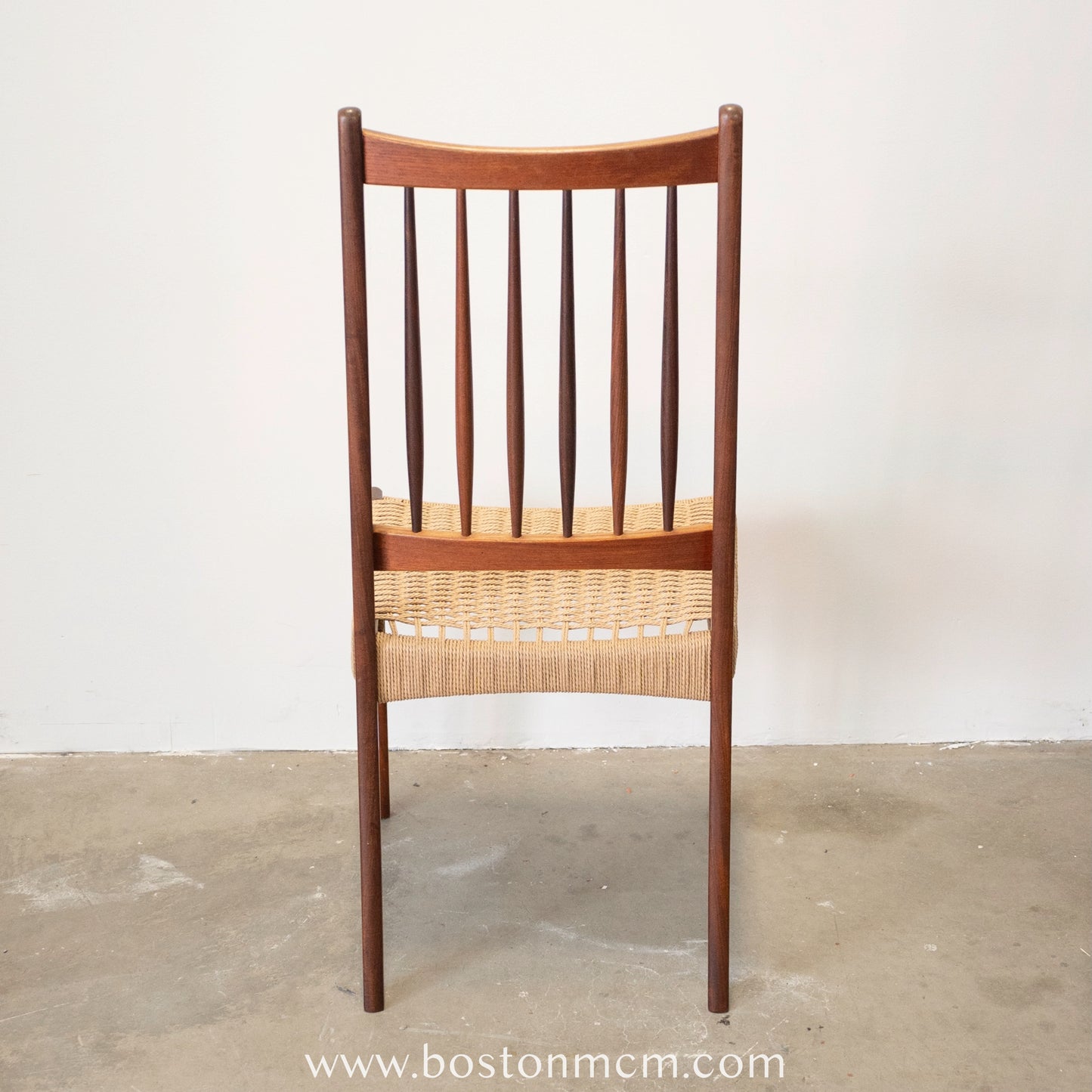 Mogens Kold Set of 4 Danish Teak Dining Chairs with Newly Woven Danish Cord Seats - #A50