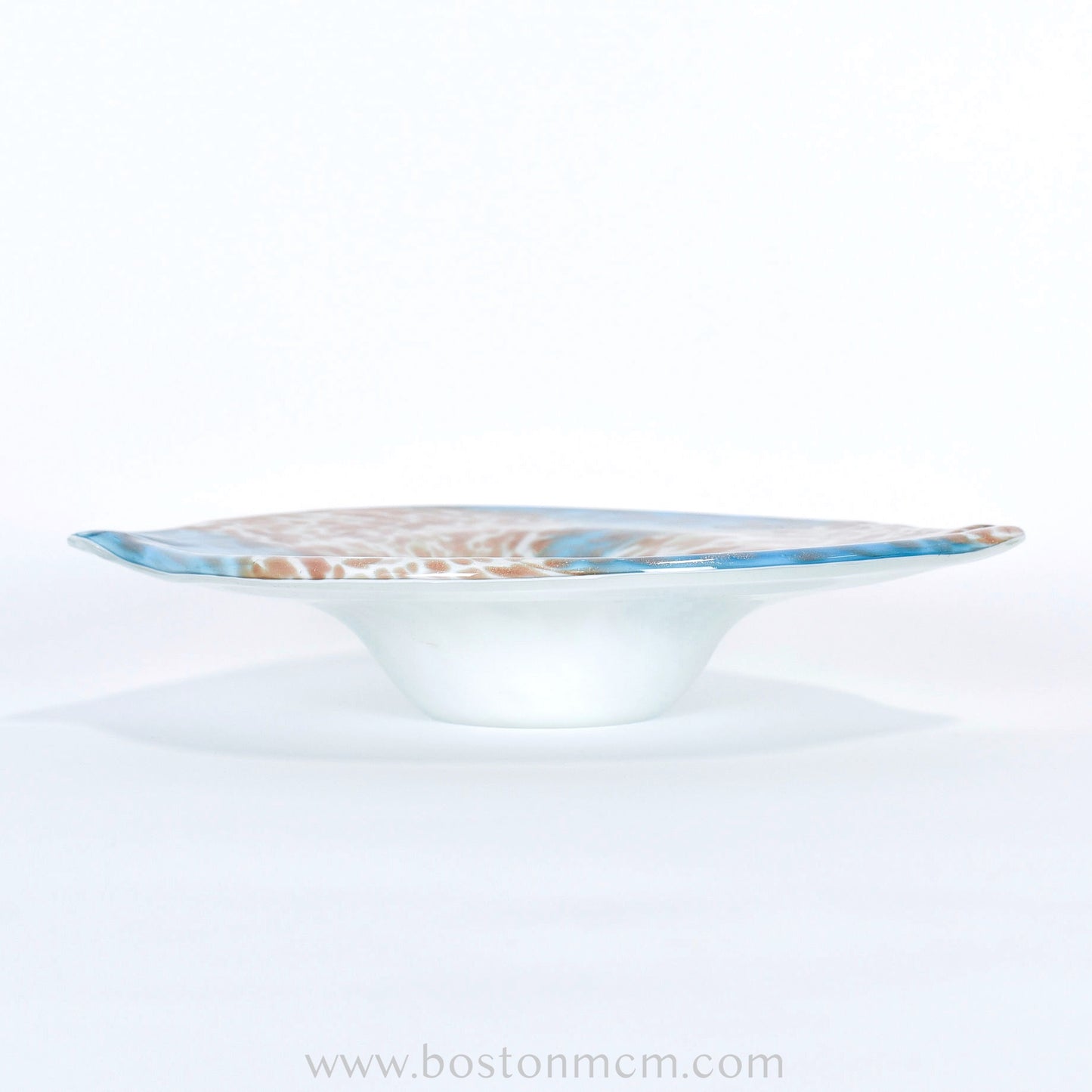 Italian Murano Art Glass Bowl by Fratelli Toso - Copper & Aventurine