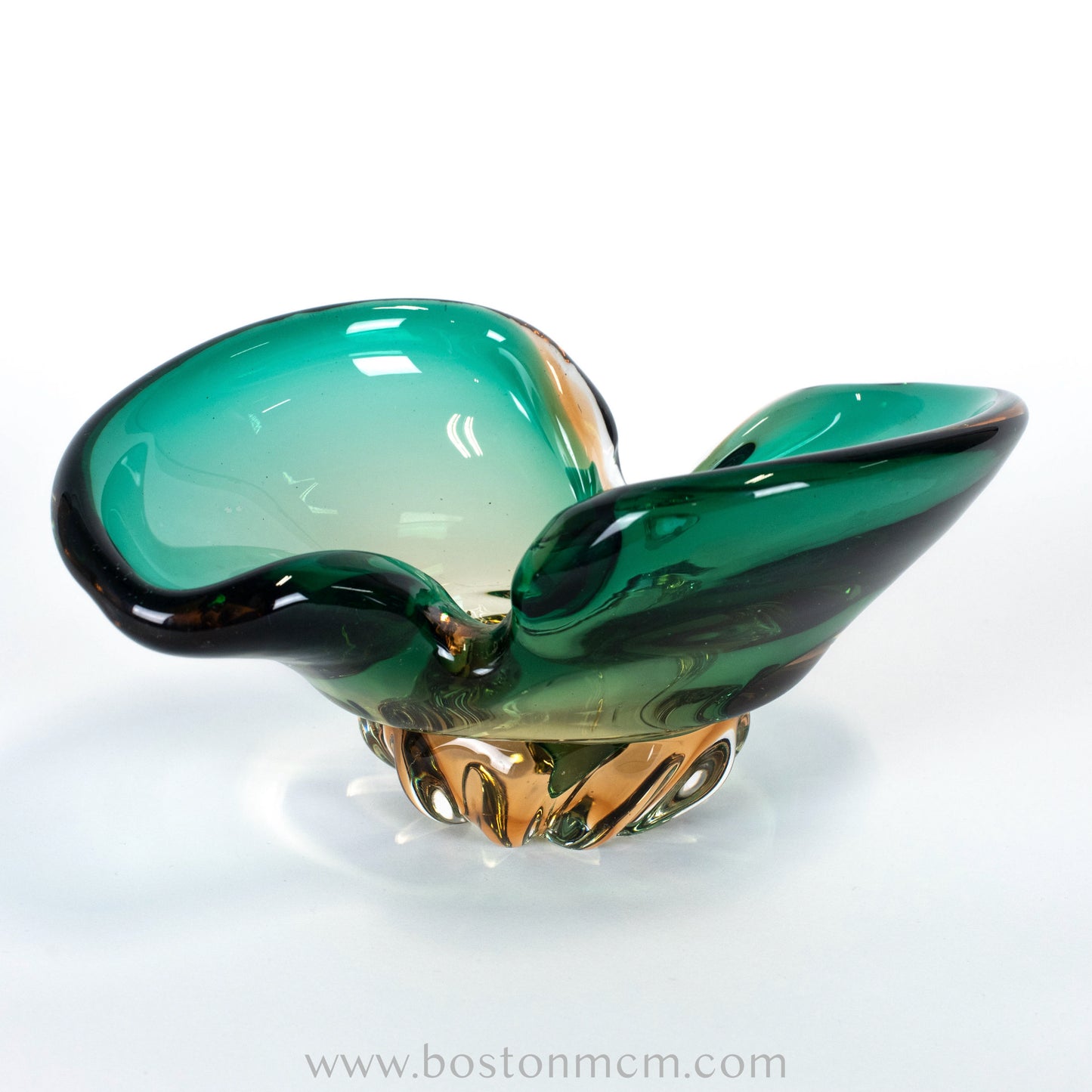 Italian Murano Art Glass Bowl, Possibly Sommerso