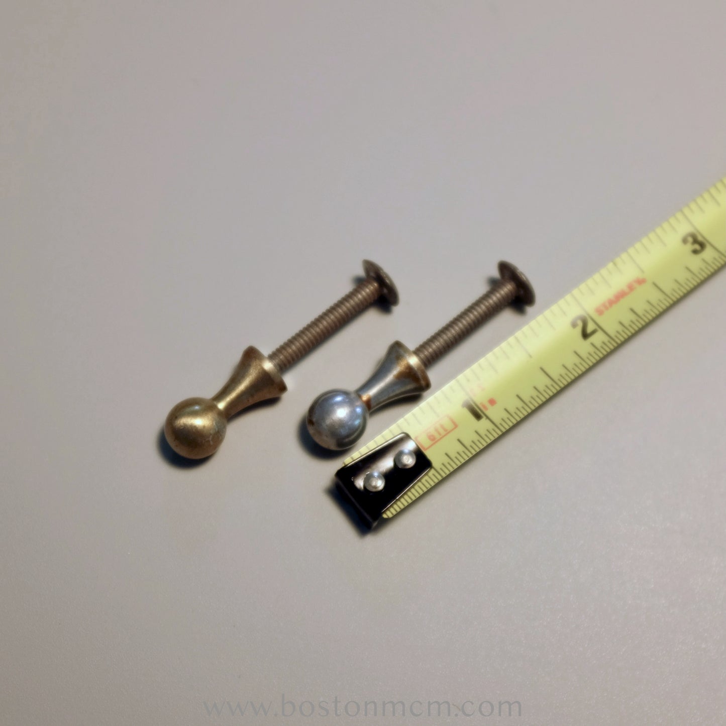 American of Martinsville "Accord" Pair of Metal Knobs - #A101