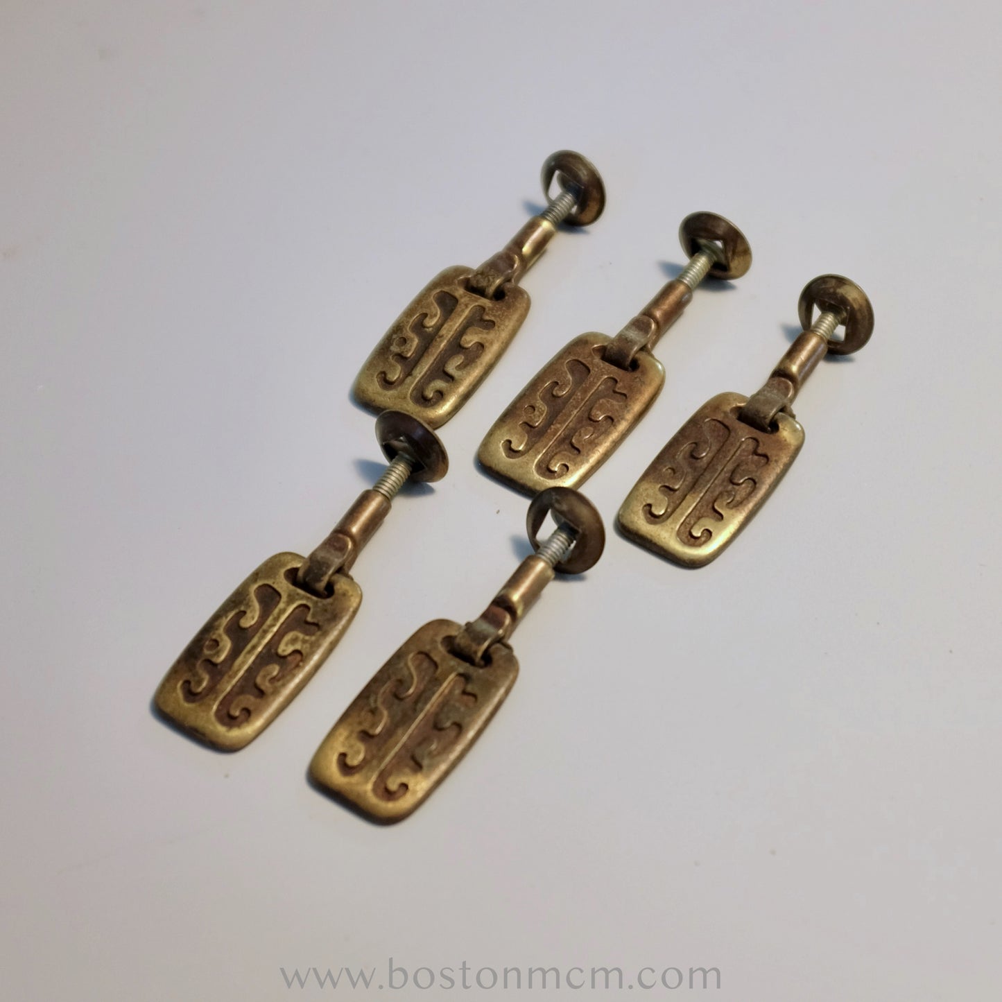 Bassett Furniture "Aztec" Set of Five Hanging Knobs - #A105