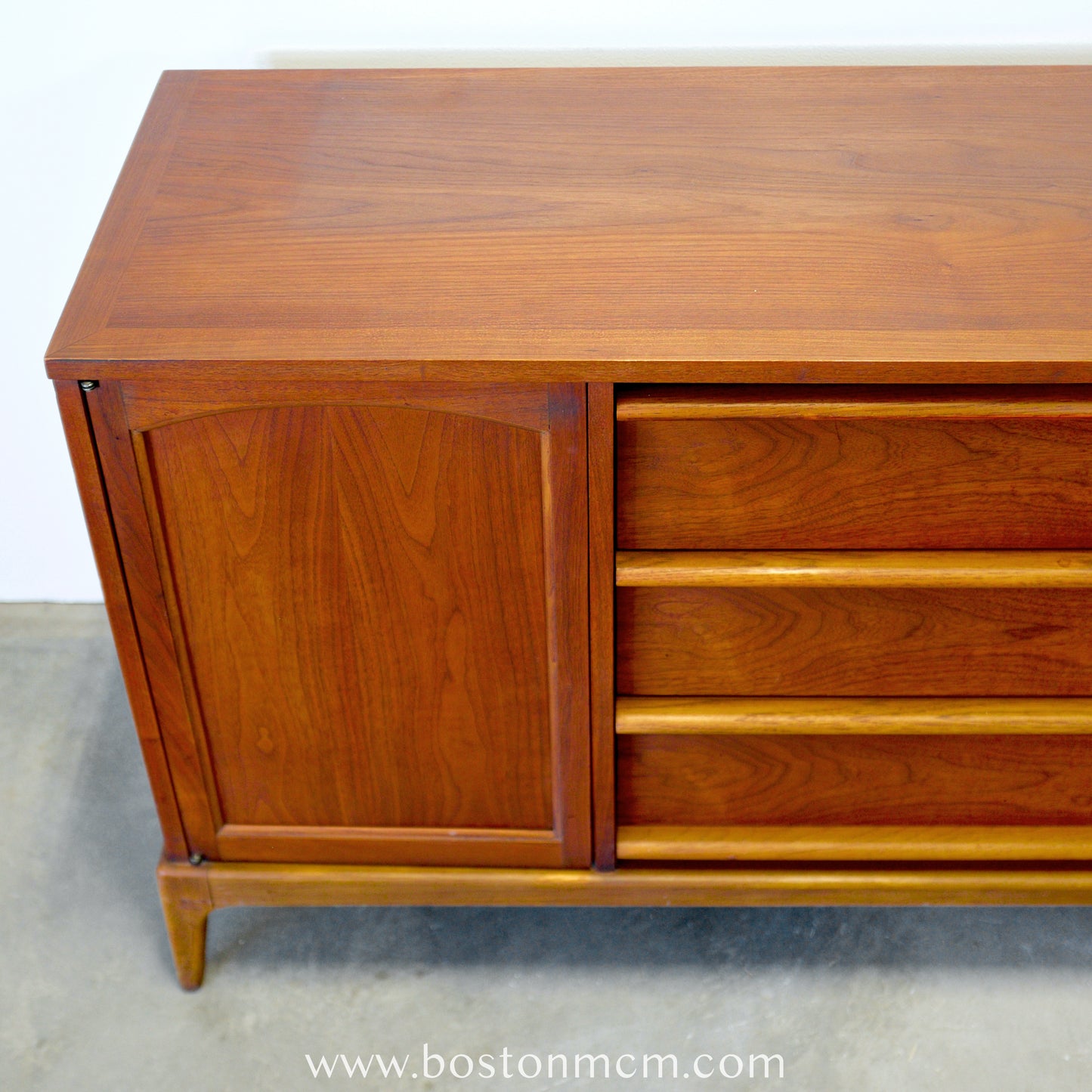 Lane "Rhythm" Walnut Hutch / China Cabinet - #A1675