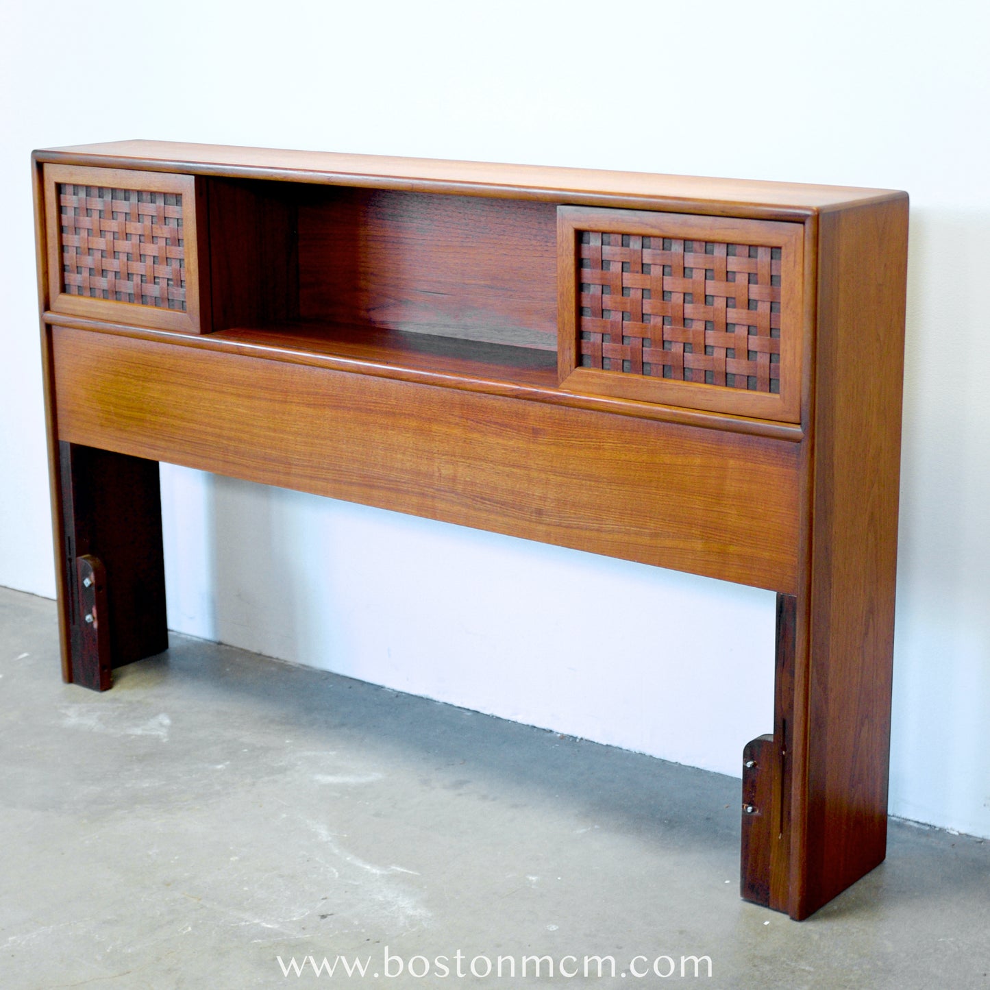 Lane "Perception" Full Size Bookcase Headboard - #A1674 - Designed by Warren C. Church