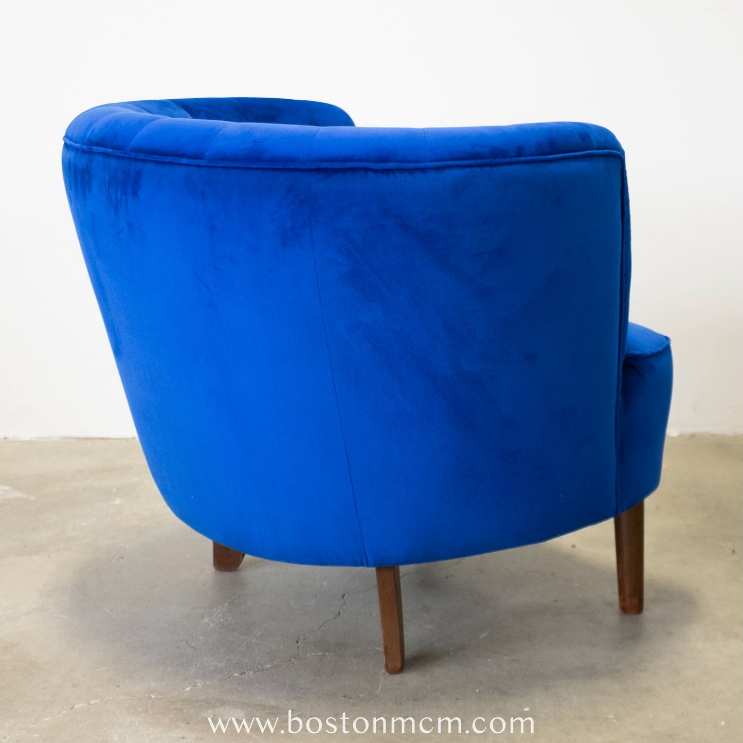 Danish Curved Loveseat and Matching Chair - #A1531