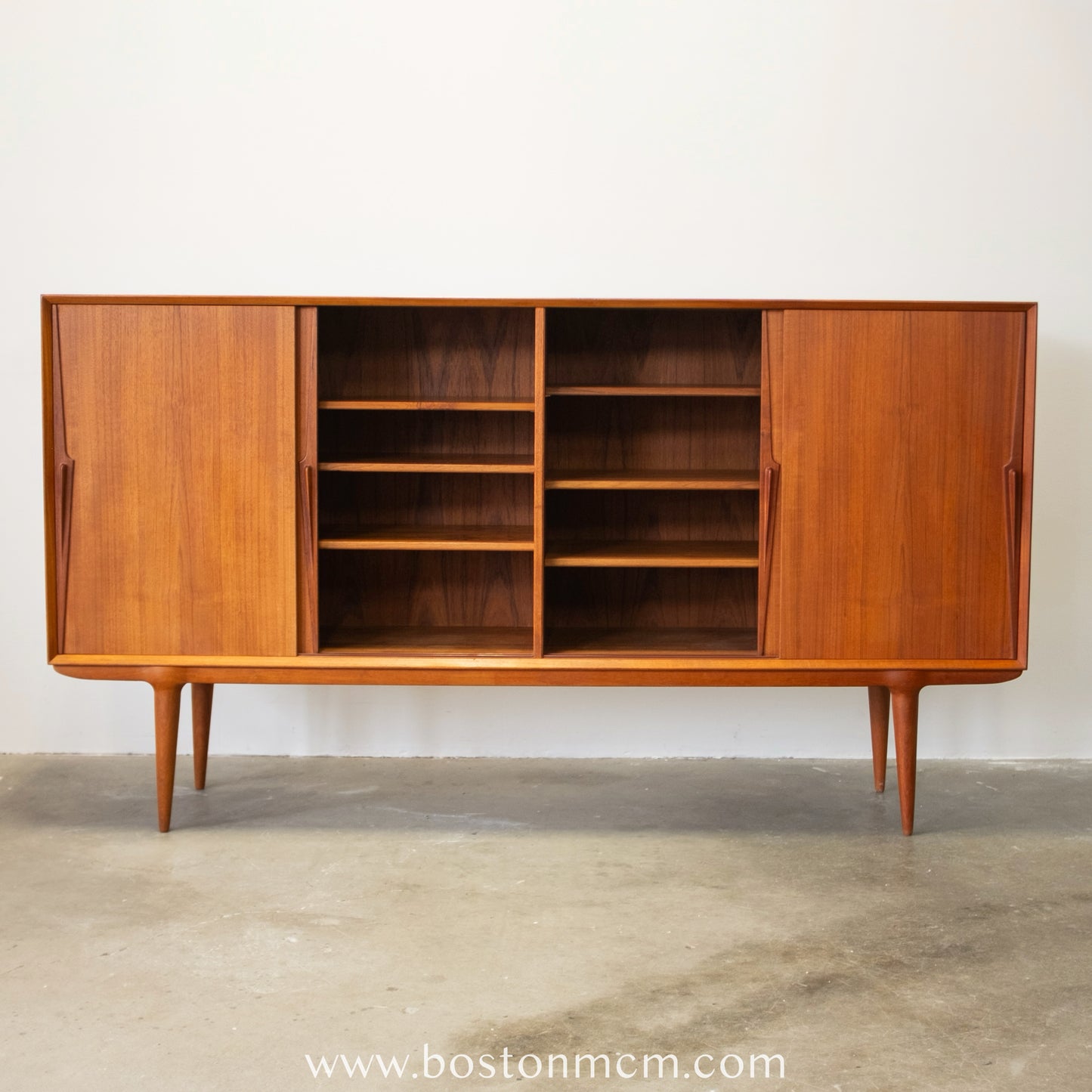Omann Jun. Møbelfabrik Model 19 Tall Sideboard / Highboard - #A1589 Designed by Gunni Omann