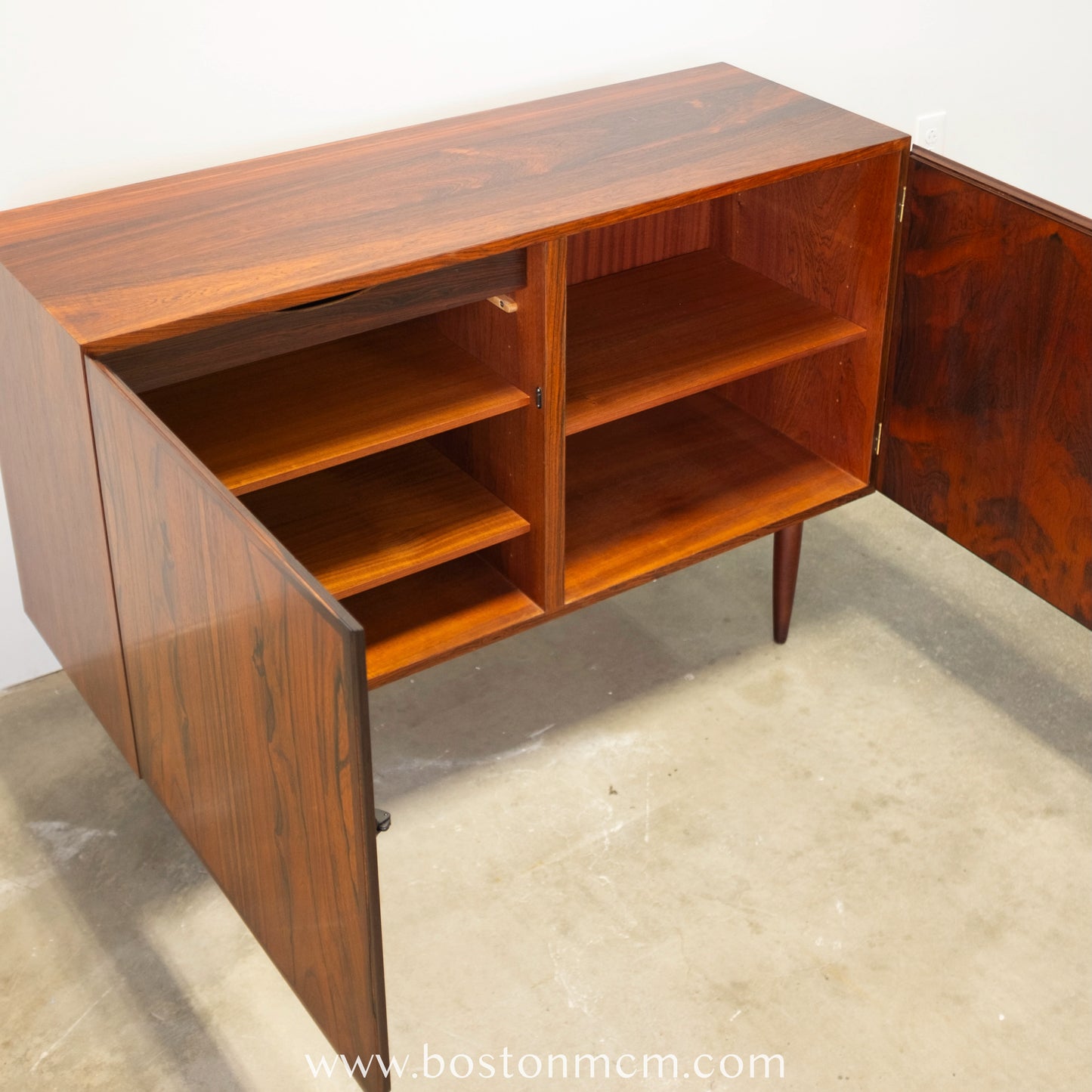 Omann Jun. Møbelfabrik Model No. 4 Rosewood Sideboard- #A1516 - Designed by Gunni Omann