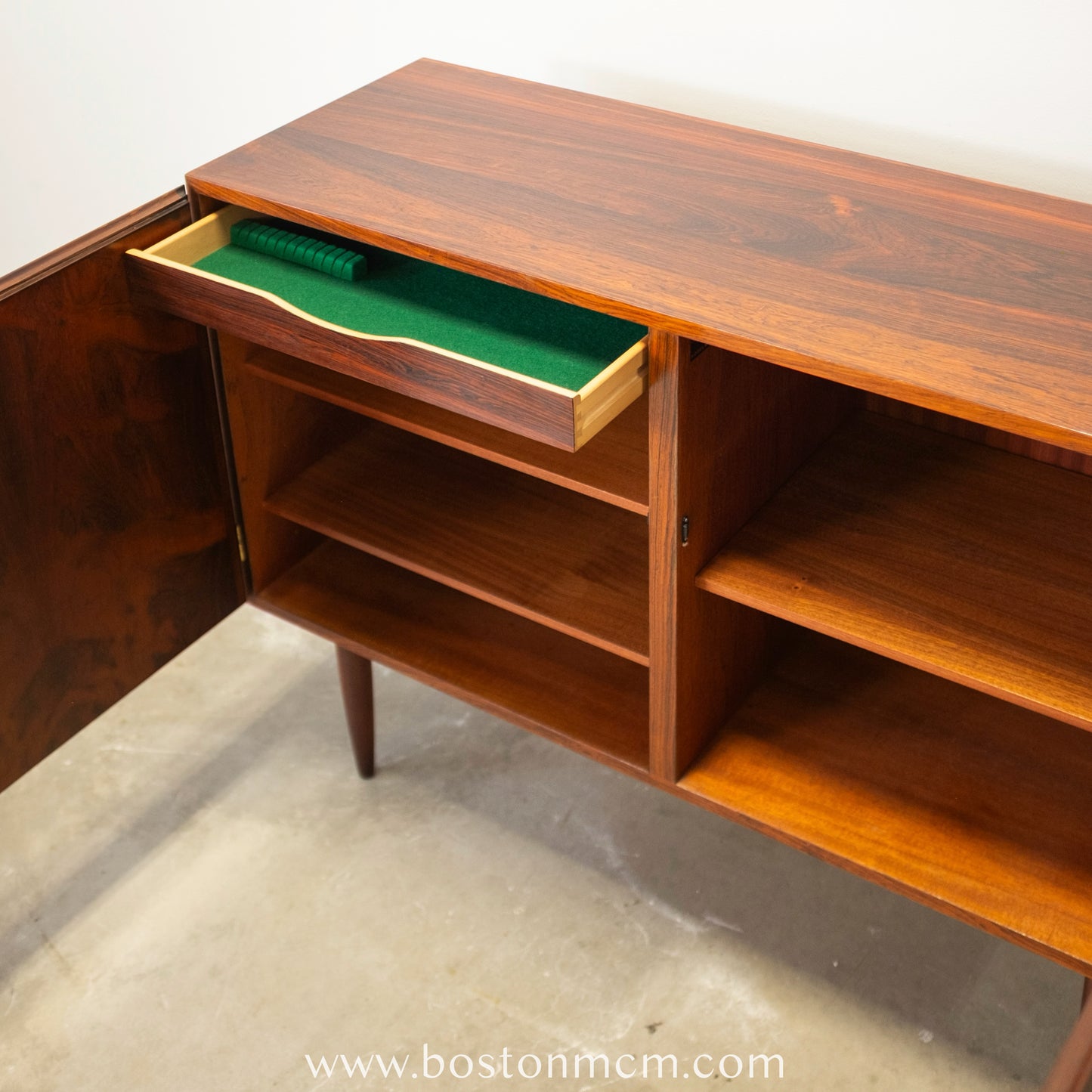 Omann Jun. Møbelfabrik Model No. 4 Rosewood Sideboard- #A1516 - Designed by Gunni Omann