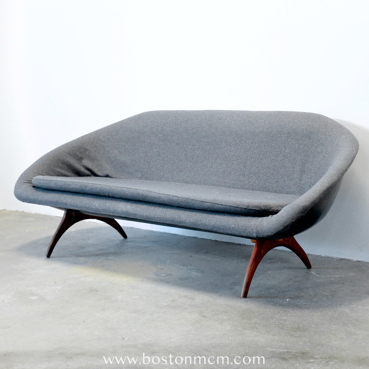 "Angelina" Sofa and Pair of Lounge Chairs by Lurashell - #A1522 - Designed by Walter S. Chereny