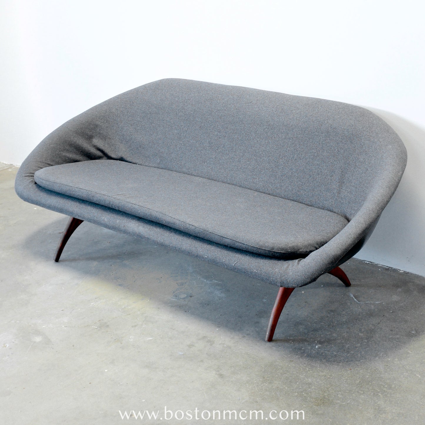 "Angelina" Sofa and Pair of Lounge Chairs by Lurashell - #A1522 - Designed by Walter S. Chereny