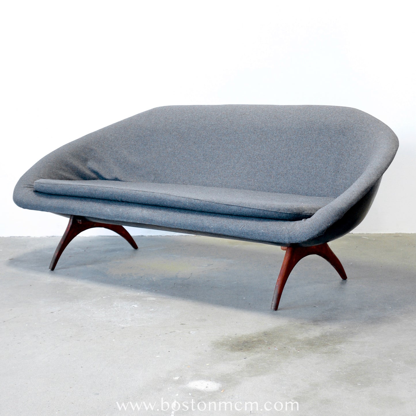 "Angelina" Sofa and Pair of Lounge Chairs by Lurashell - #A1522 - Designed by Walter S. Chereny