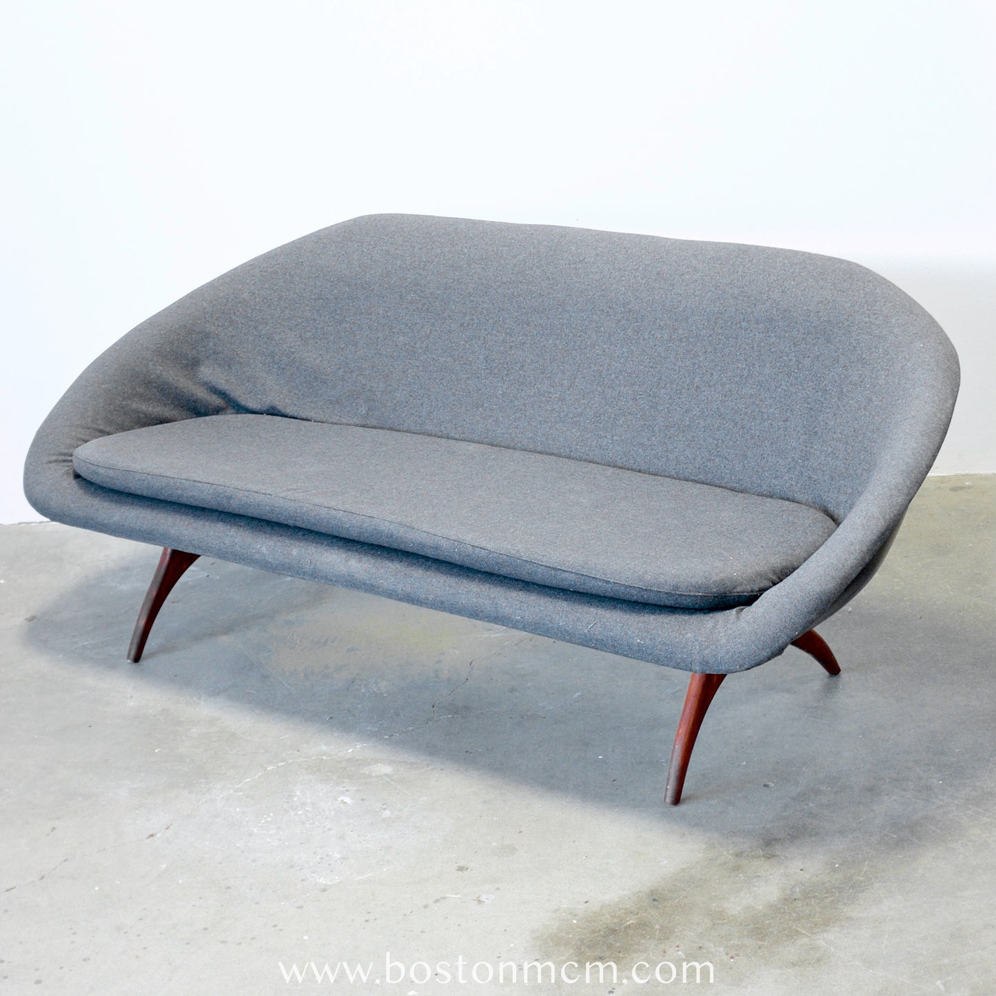 "Angelina" Sofa and Pair of Lounge Chairs by Lurashell - #A1522 - Designed by Walter S. Chereny