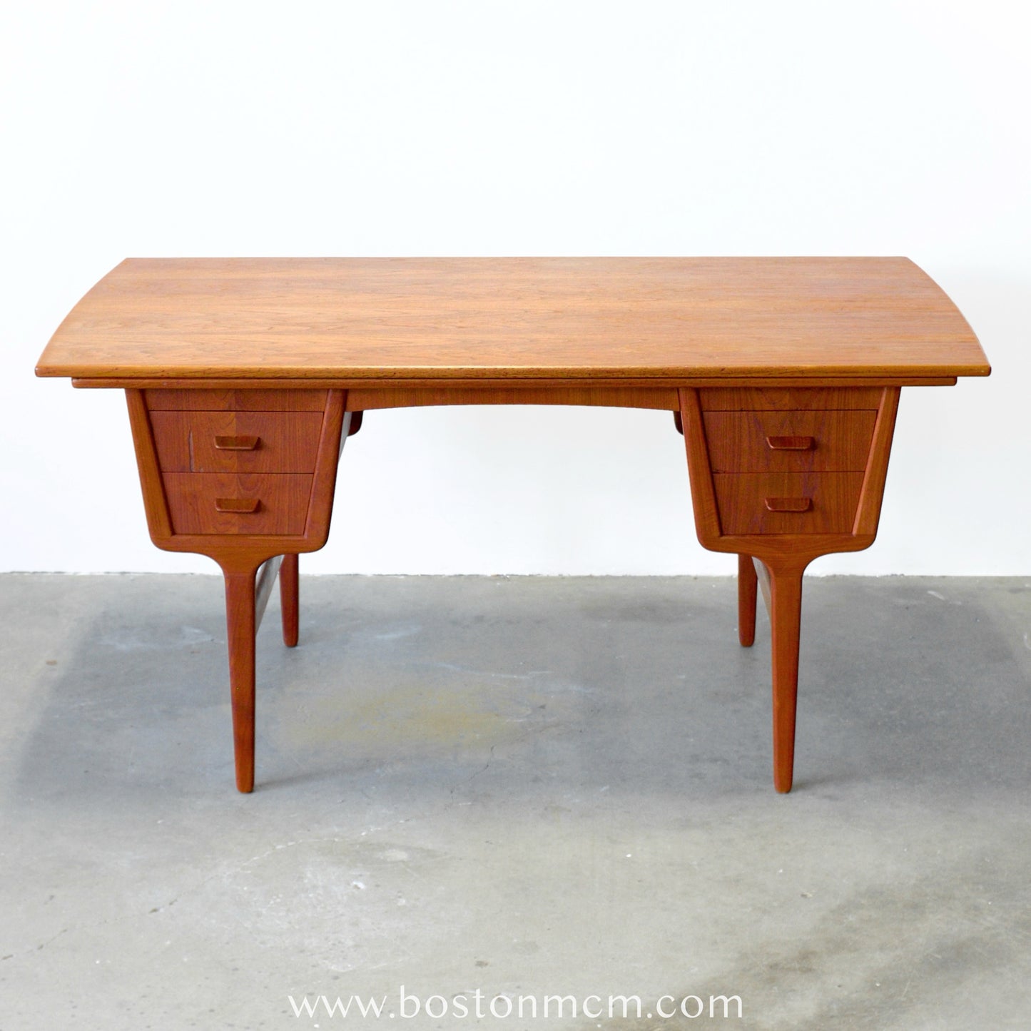 Munch Møbler Teak Desk with Draw Leaves - #A1506 - Designed by Carl Aage Skov