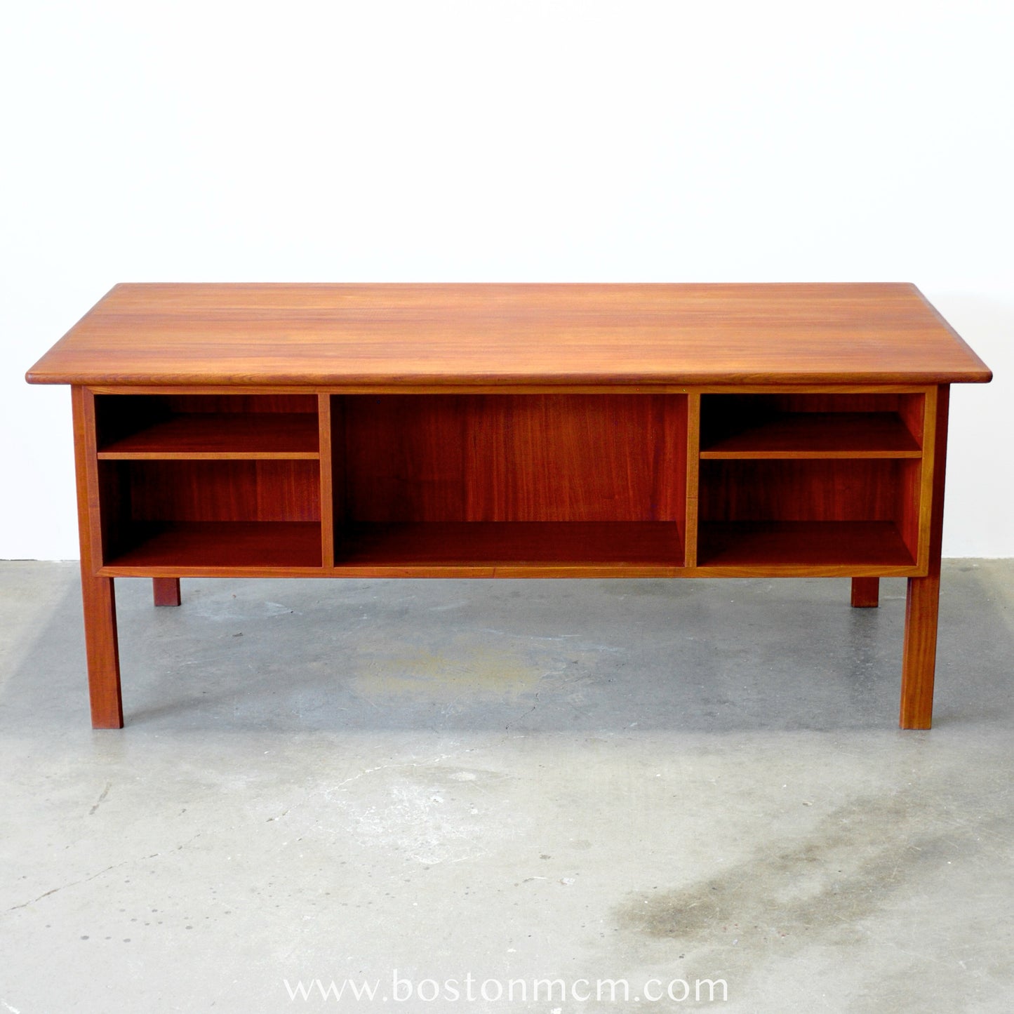 Danish Mahogany Executive Desk - #A1655