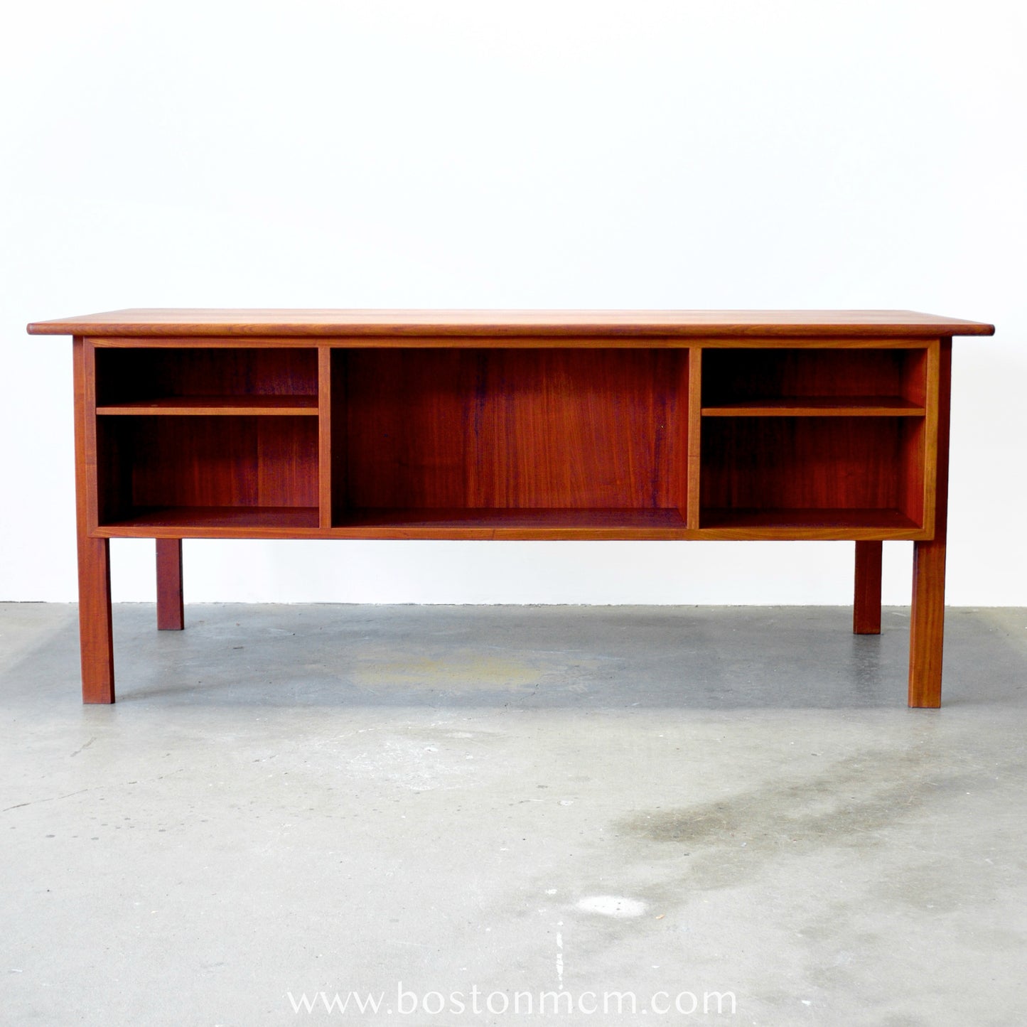 Danish Mahogany Executive Desk - #A1655