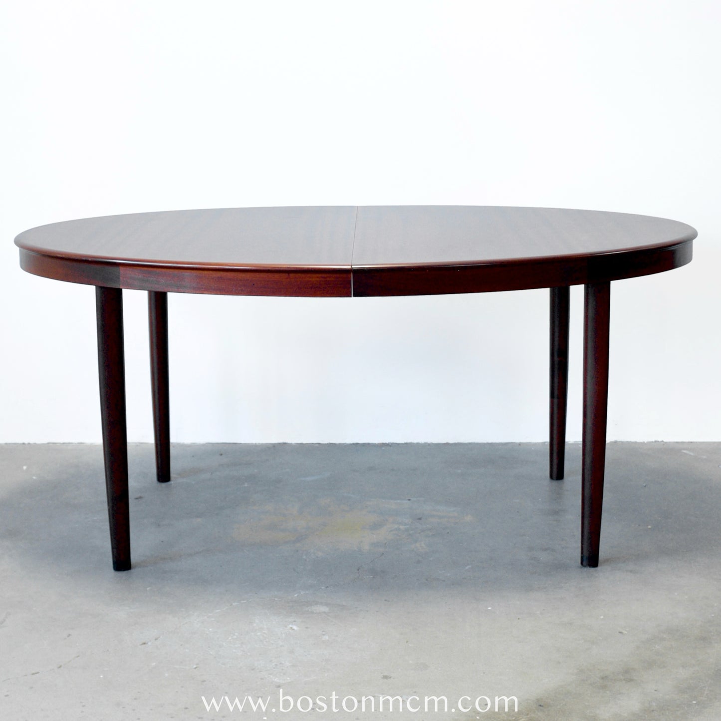 Bramin Møbler Mahogany Oval Dining Table Designed by H.W. Klein - #A1687