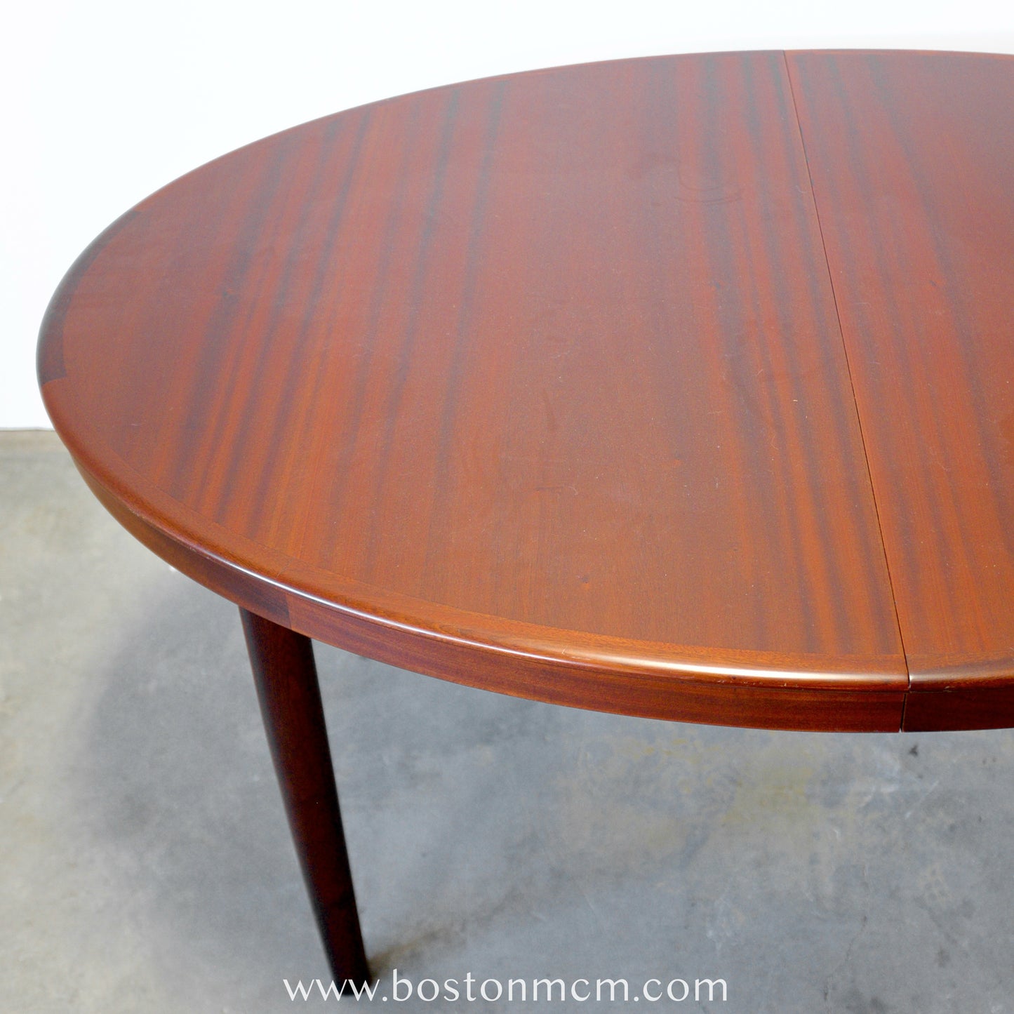 Bramin Møbler Mahogany Oval Dining Table Designed by H.W. Klein - #A1687