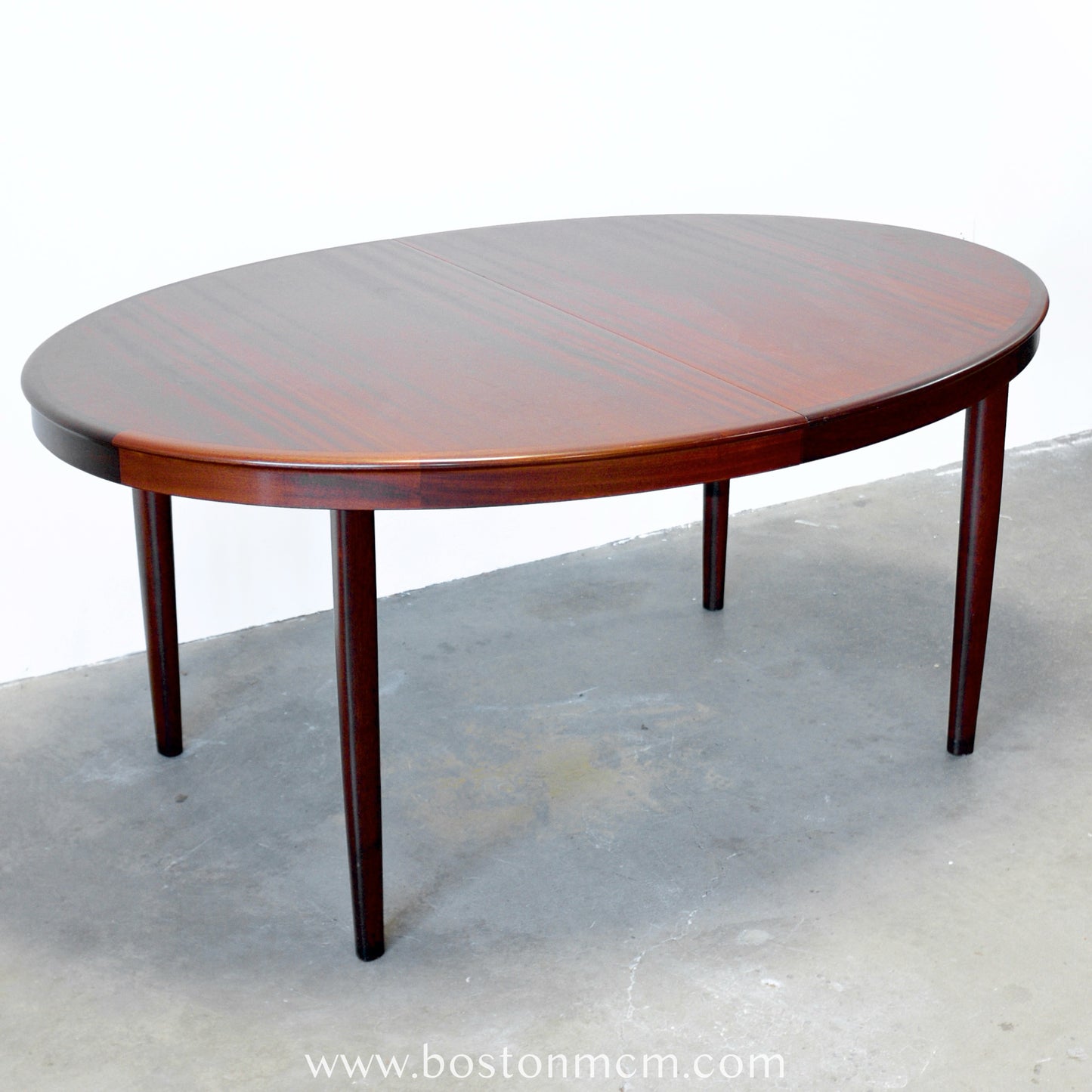 Bramin Møbler Mahogany Oval Dining Table Designed by H.W. Klein - #A1687