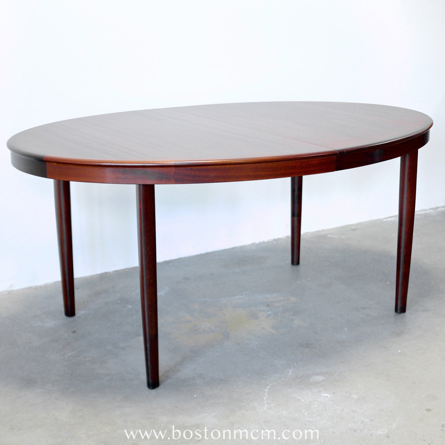 Bramin Møbler Mahogany Oval Dining Table Designed by H.W. Klein - #A1687