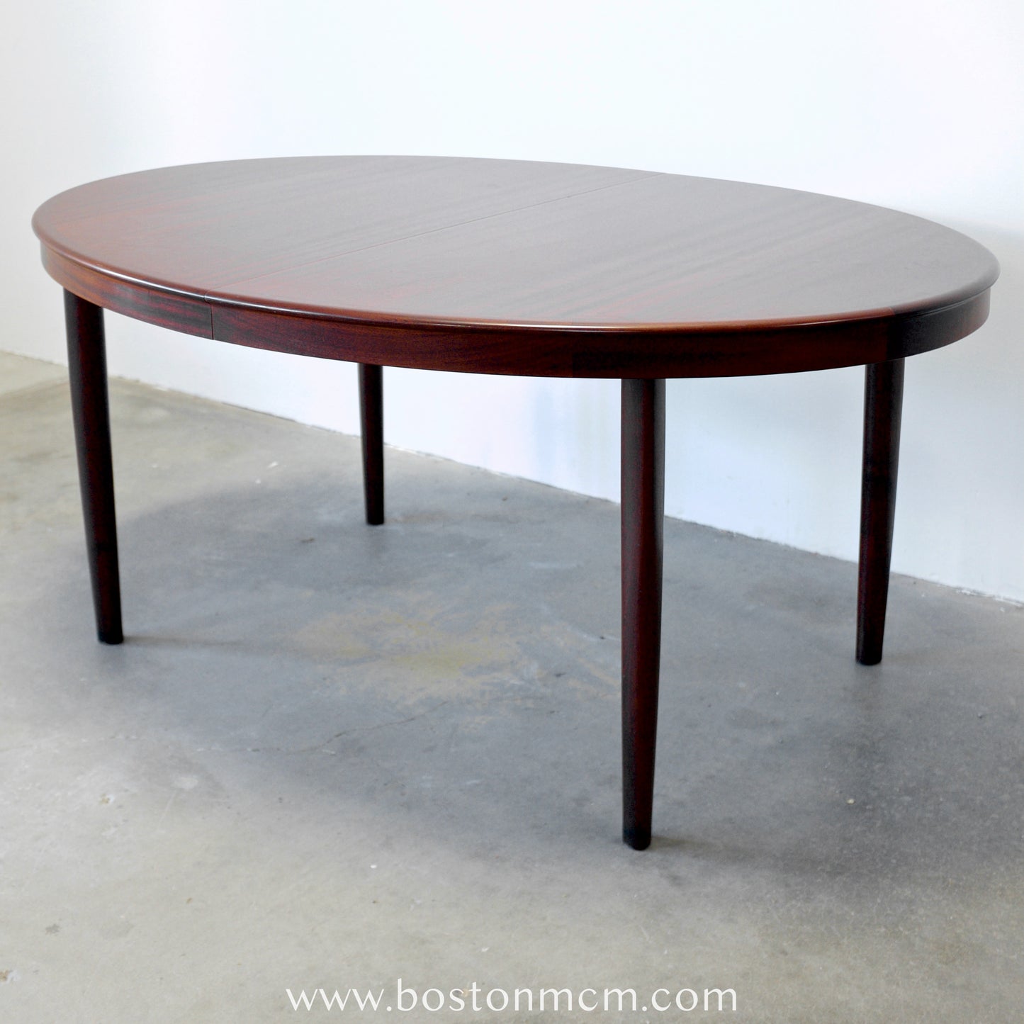 Bramin Møbler Mahogany Oval Dining Table Designed by H.W. Klein - #A1687