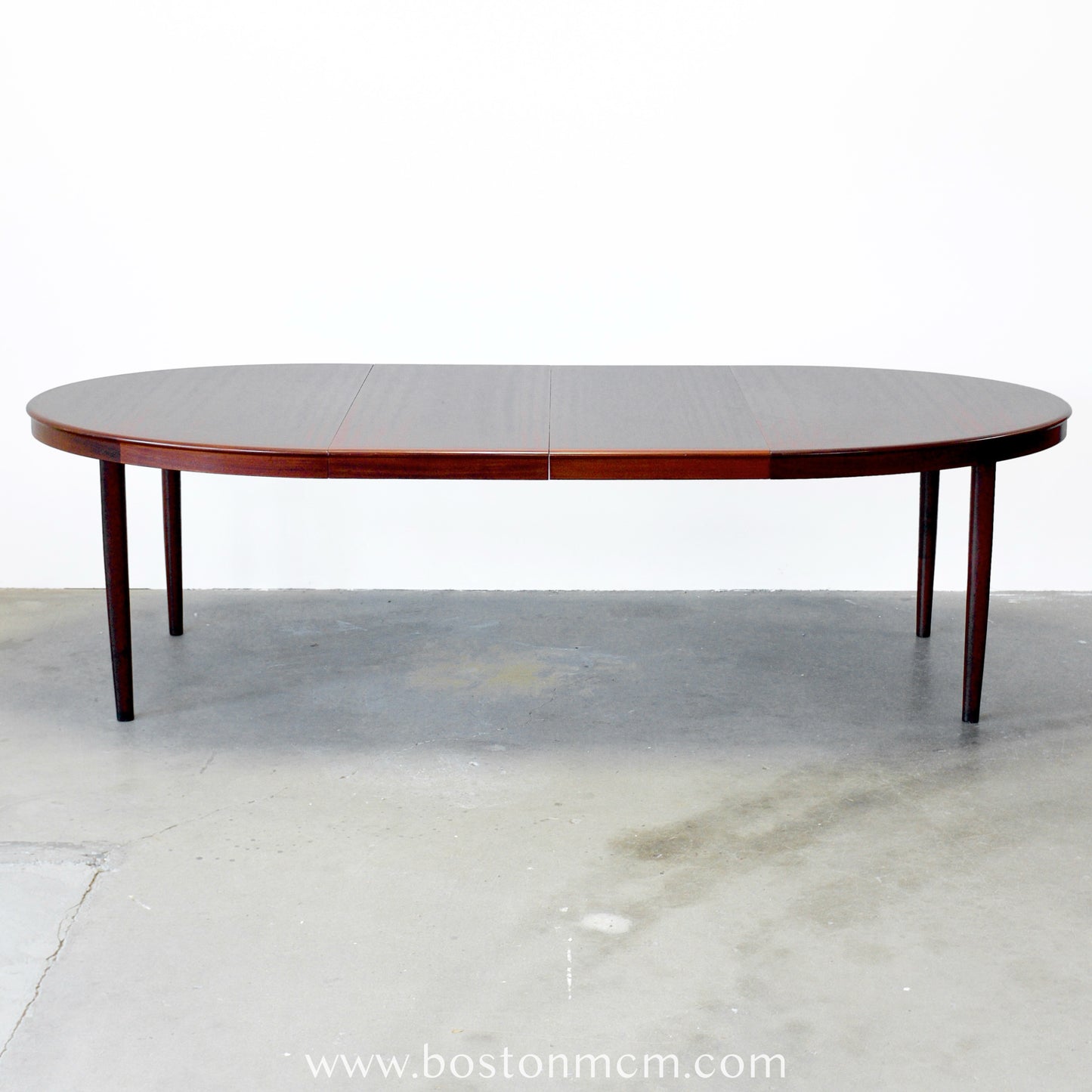 Bramin Møbler Mahogany Oval Dining Table Designed by H.W. Klein - #A1687