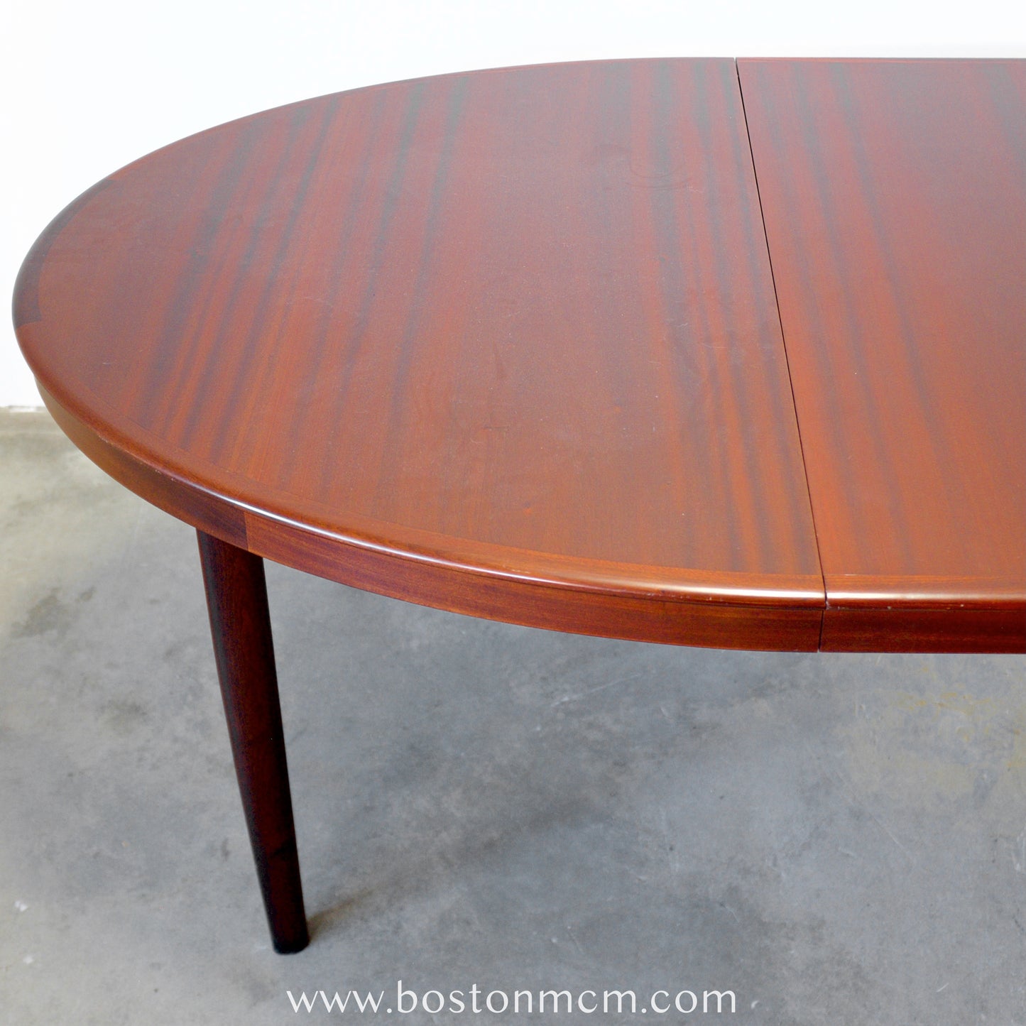 Bramin Møbler Mahogany Oval Dining Table Designed by H.W. Klein - #A1687
