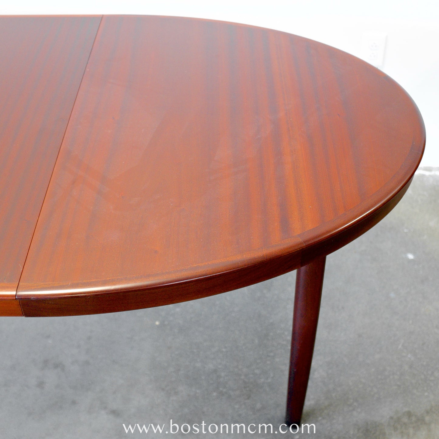 Bramin Møbler Mahogany Oval Dining Table Designed by H.W. Klein - #A1687