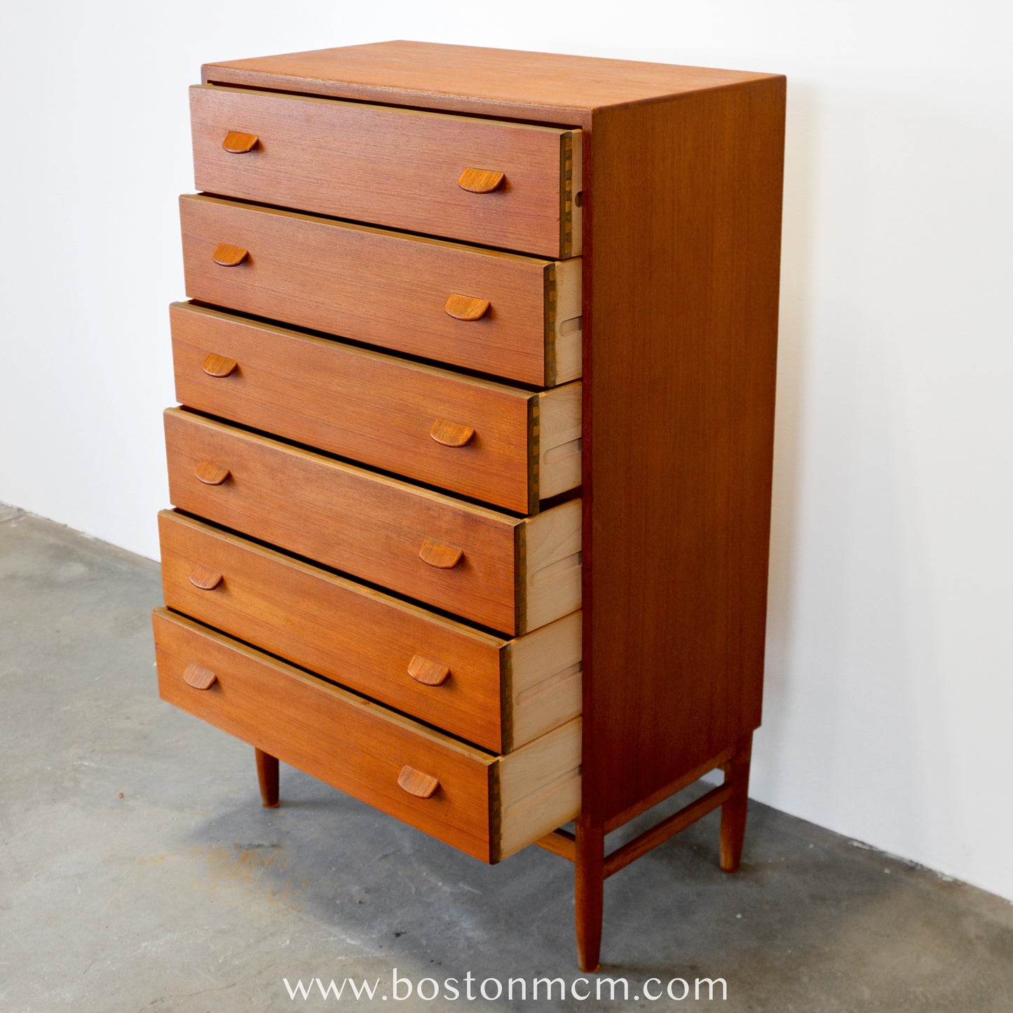 FDB Møbler Model No. F17 Teak Dresser Designed by Poul Volther - #A1802