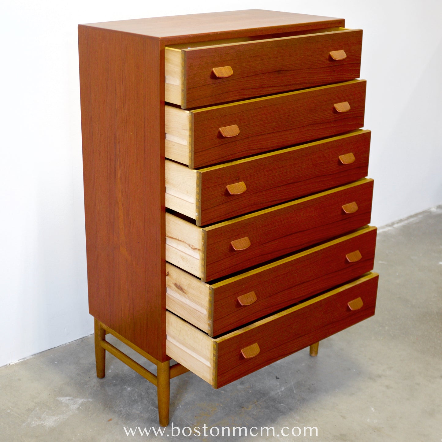 FDB Møbler Model No. F17 Teak Dresser Designed by Poul Volther - #A1799