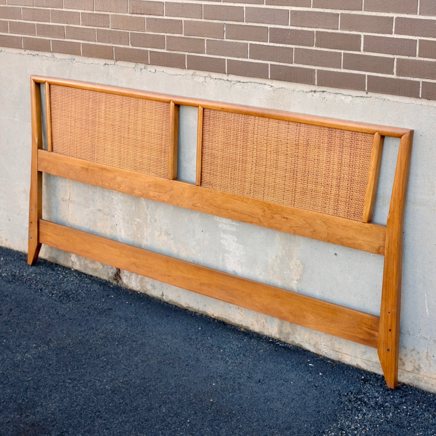 Century Furniture "Carmel" King Size Walnut Headboard