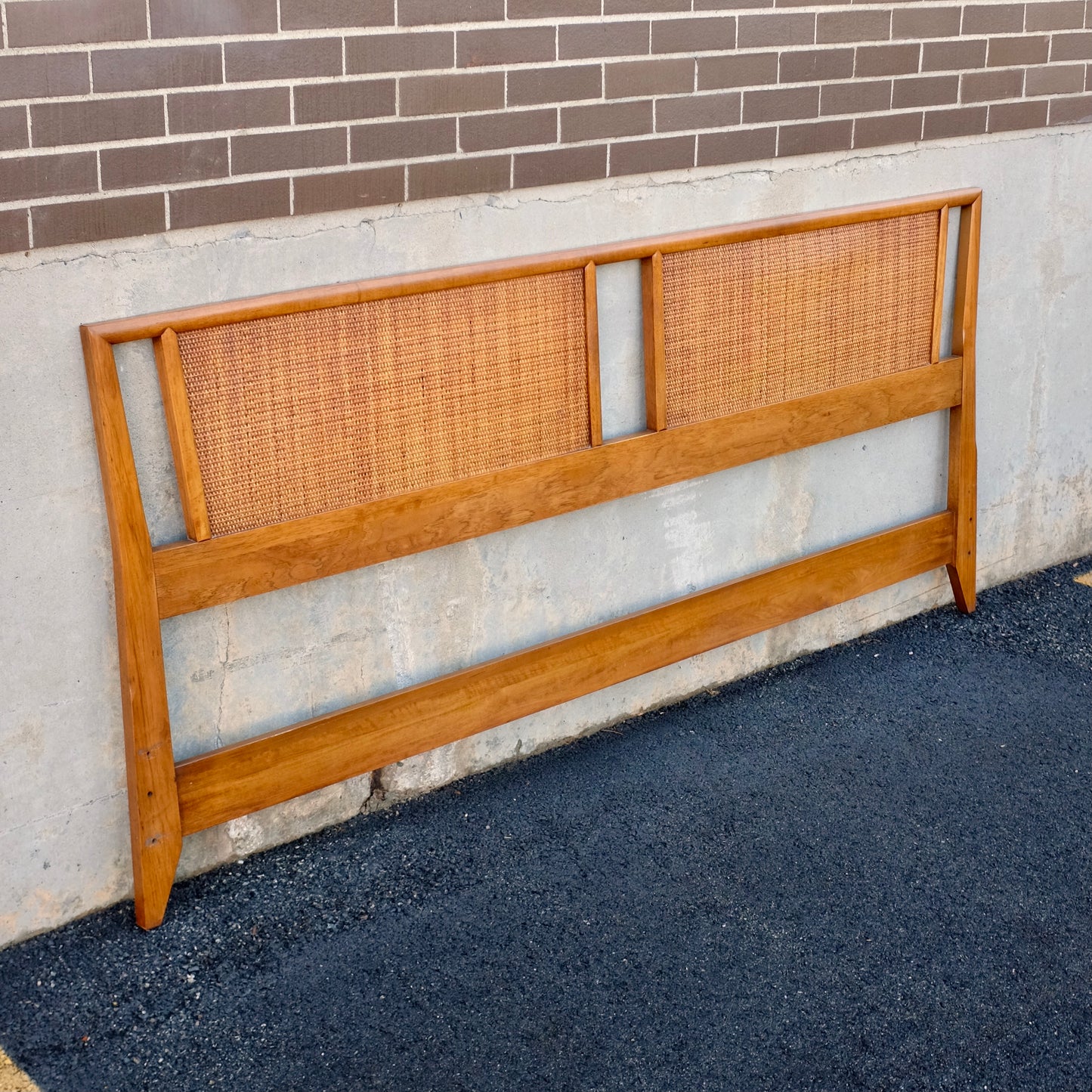 Century Furniture "Carmel" King Size Walnut Headboard
