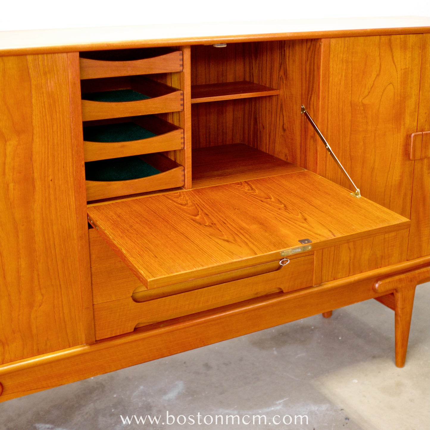 Ivan Gern Møbelfabrik Model #82 Tall Sideboard / Highboard Designed by Ejvind A. Johansson - #A1801