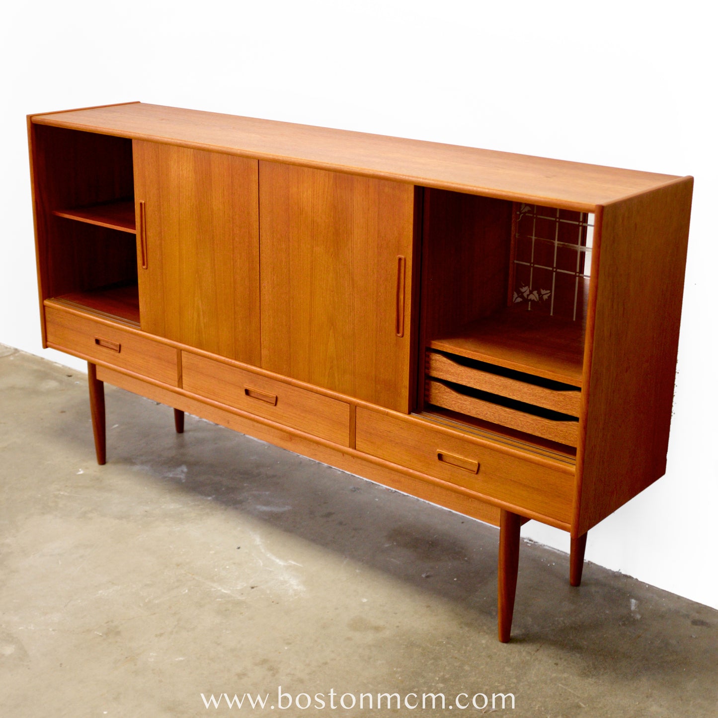 Danish Teak Tall Sideboard / Highboard - #A1804