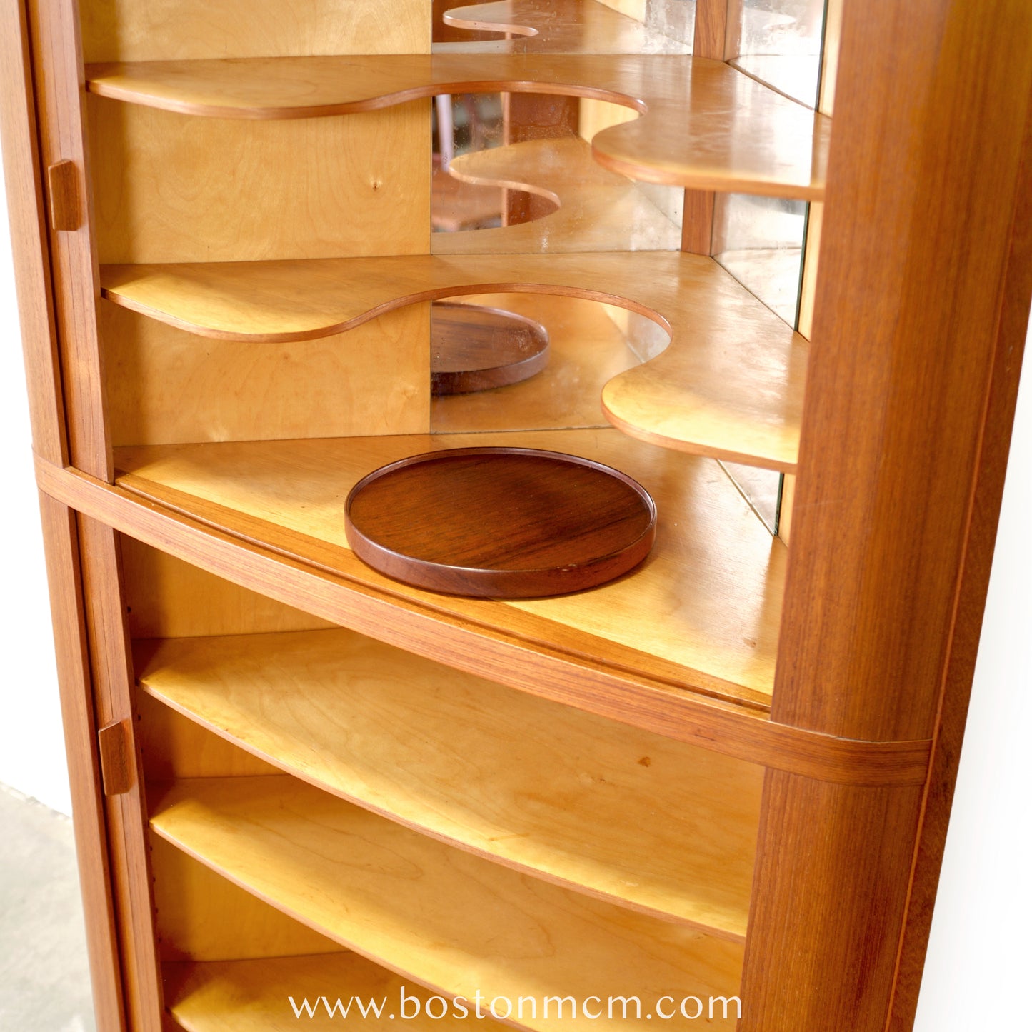 Skovmand & Andersen Model #3 Corner Cabinet Designed by Arne Hovmand Olsen - #A2083