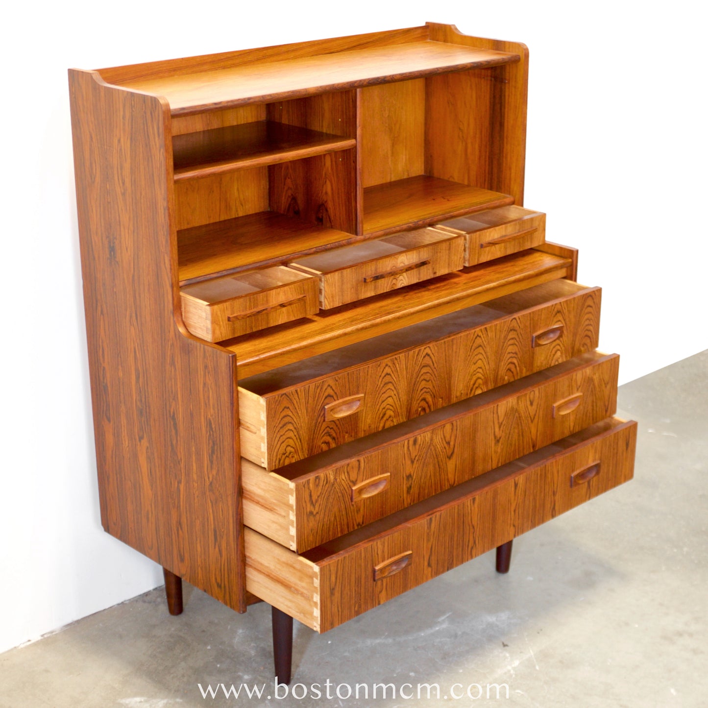 Fixotra Møbler Rosewood Secretary Desk Designed by Egon Østergaard - #A2222