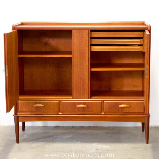 Danish Teak Highboard / Liquor Cabinet - #A2238
