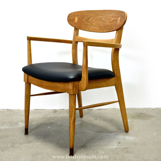 Lane “Acclaim” Walnut & Ash Armchair - #A2201-3