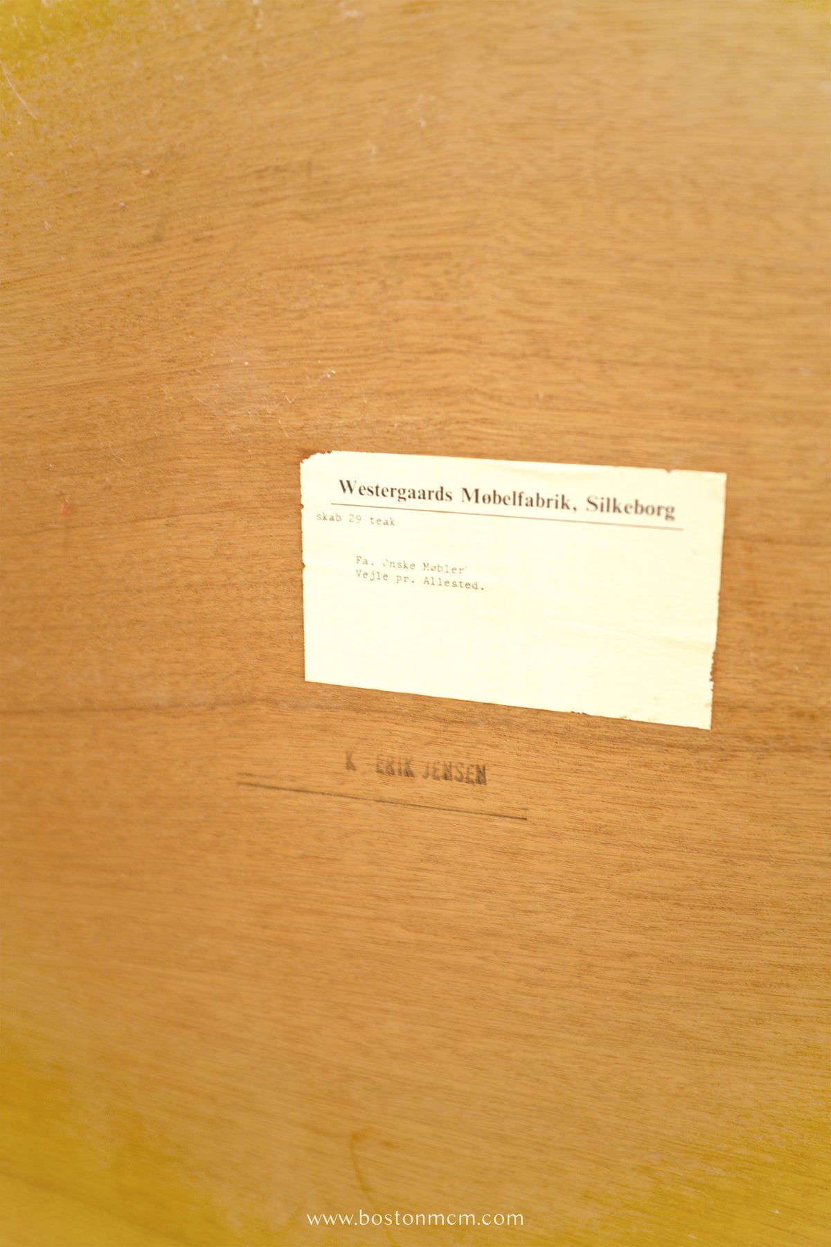 Westergaards Møbelfabrik Teak Model #29 Tall Sideboard / Highboard Attributed to Børge Dam - #A2259