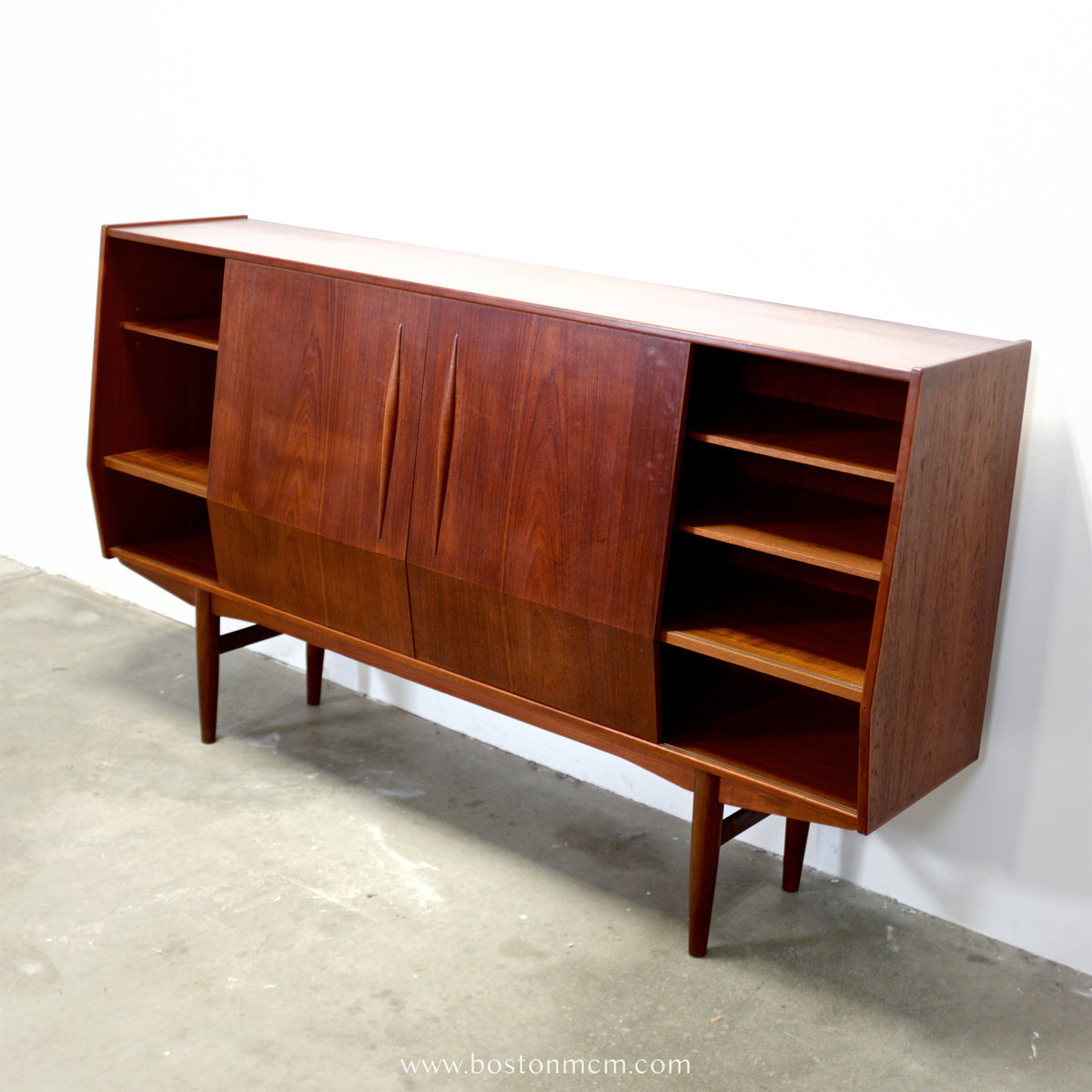 Danish Teak Highboard Designed by E.W. Bach - #A1906