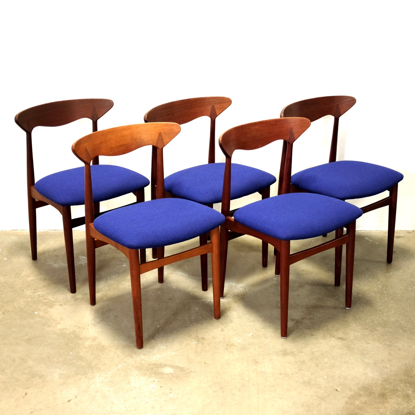 Sorø Stolefabrik Set of 5 Teak Dining Chairs - #A2220-A2269