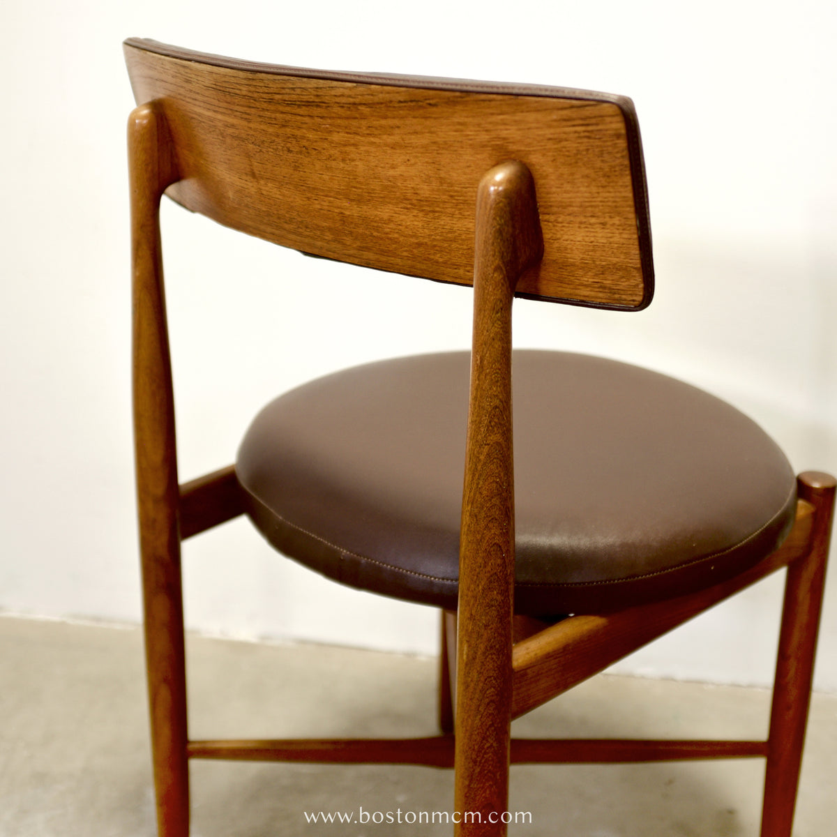 G-Plan Furniture “Fresco” Pair of Teak Dining Rounded Chairs - #B46-B