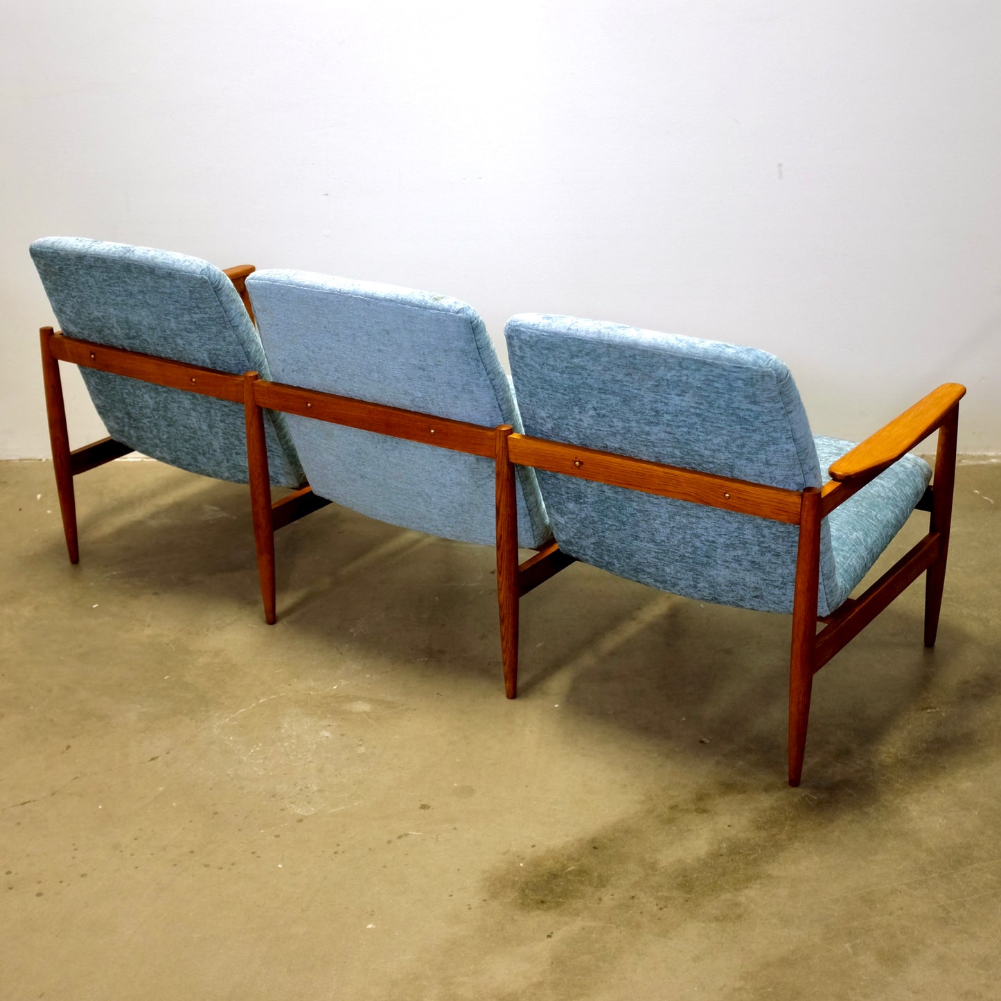 Glostrup Møbelfabrik Solid Teak Sofa Designed by Svend Åage Eriksen - #A2309