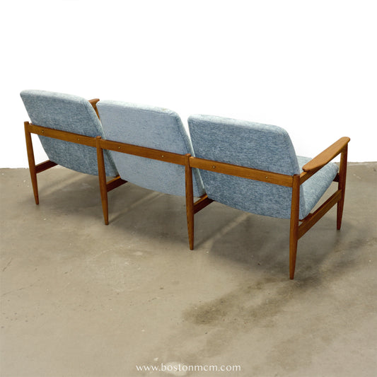 Glostrup Møbelfabrik Solid Teak Sofa Designed by Svend Åage Eriksen - #A2309