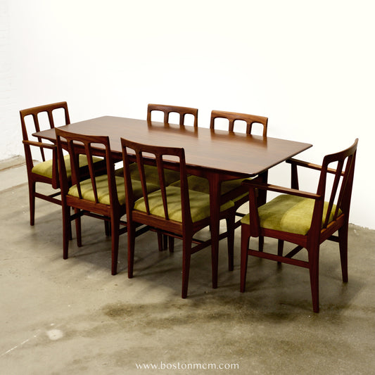 A. Younger Furniture “Volnay” Afromosia Dining Table Designed by John Hebert - #A2343