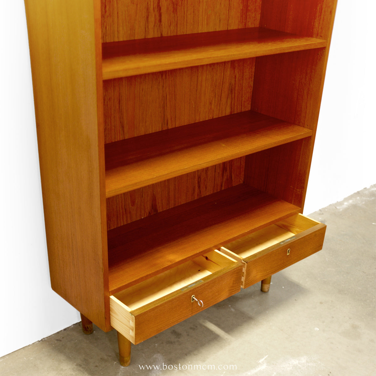 Danish Teak Bookcase - #A2240