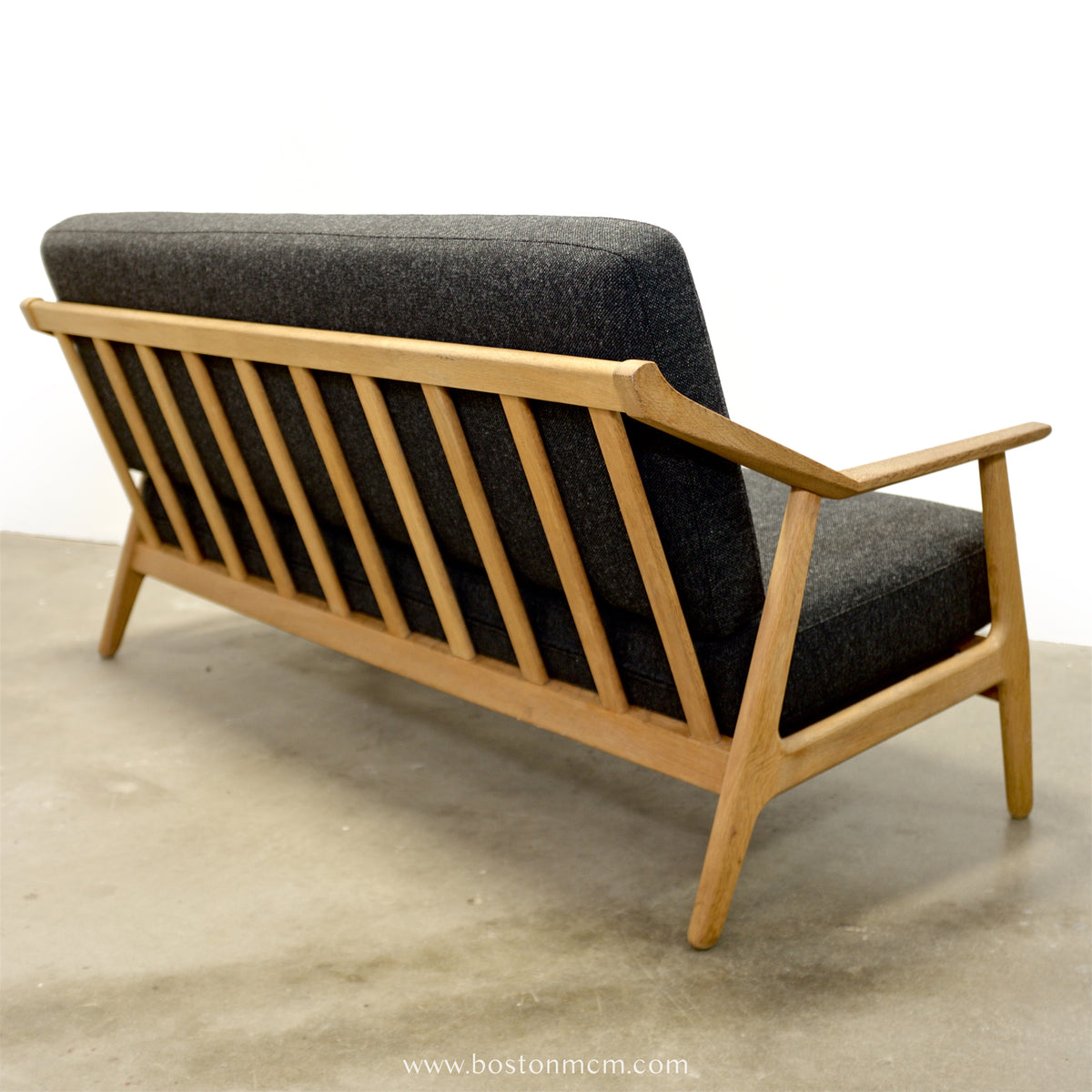 H. Brockmann-Petersen Danish Oak Sofa / Loveseat - #A2193