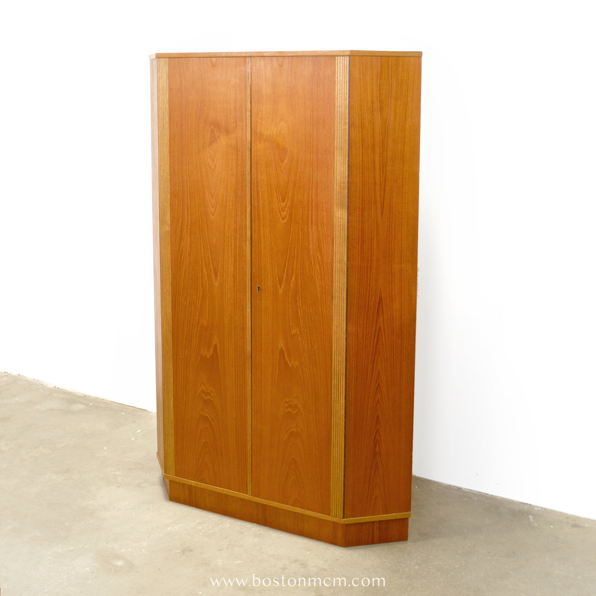 Danish Teak Corner Cabinet / Wardrobe